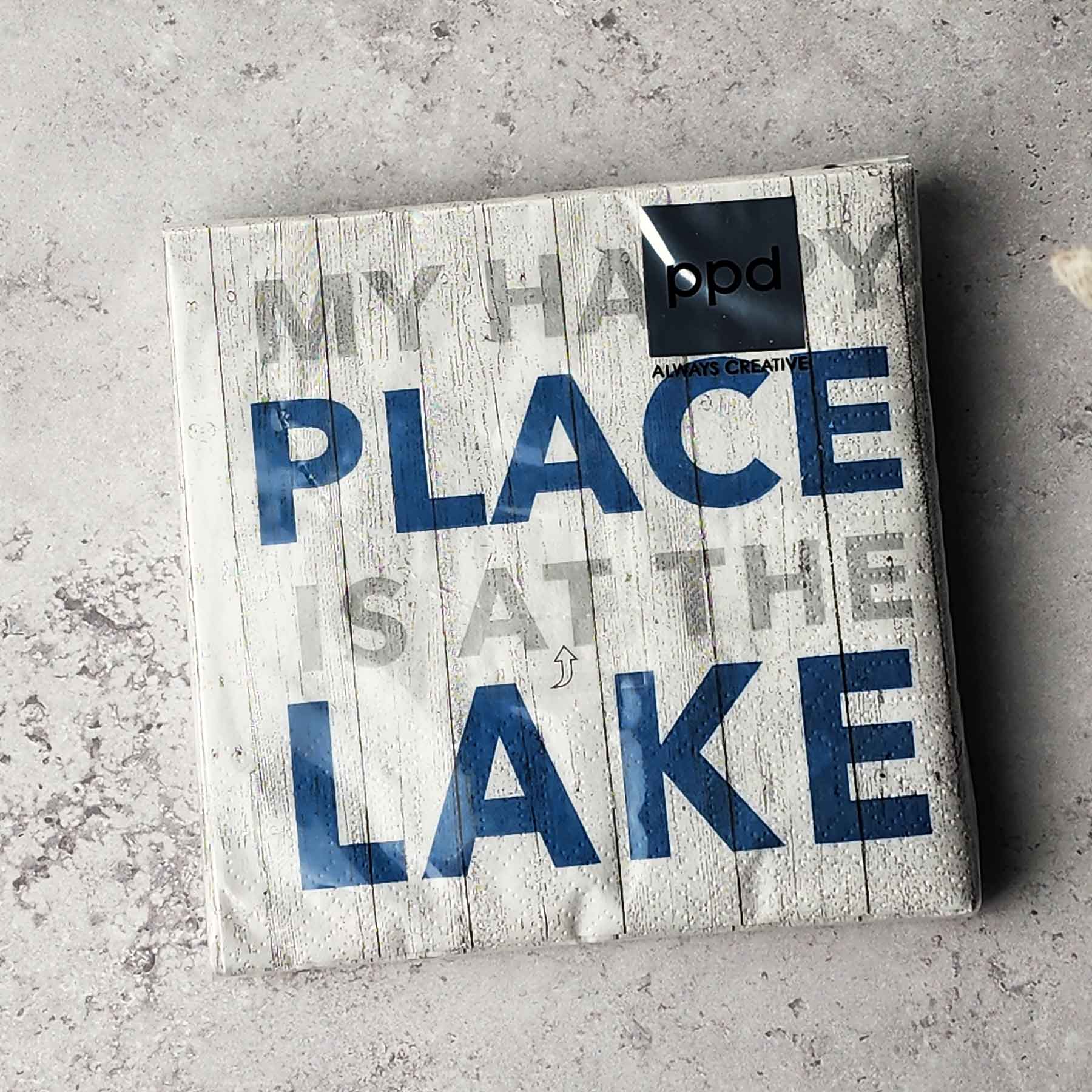 Beverage Napkin - At the Lake