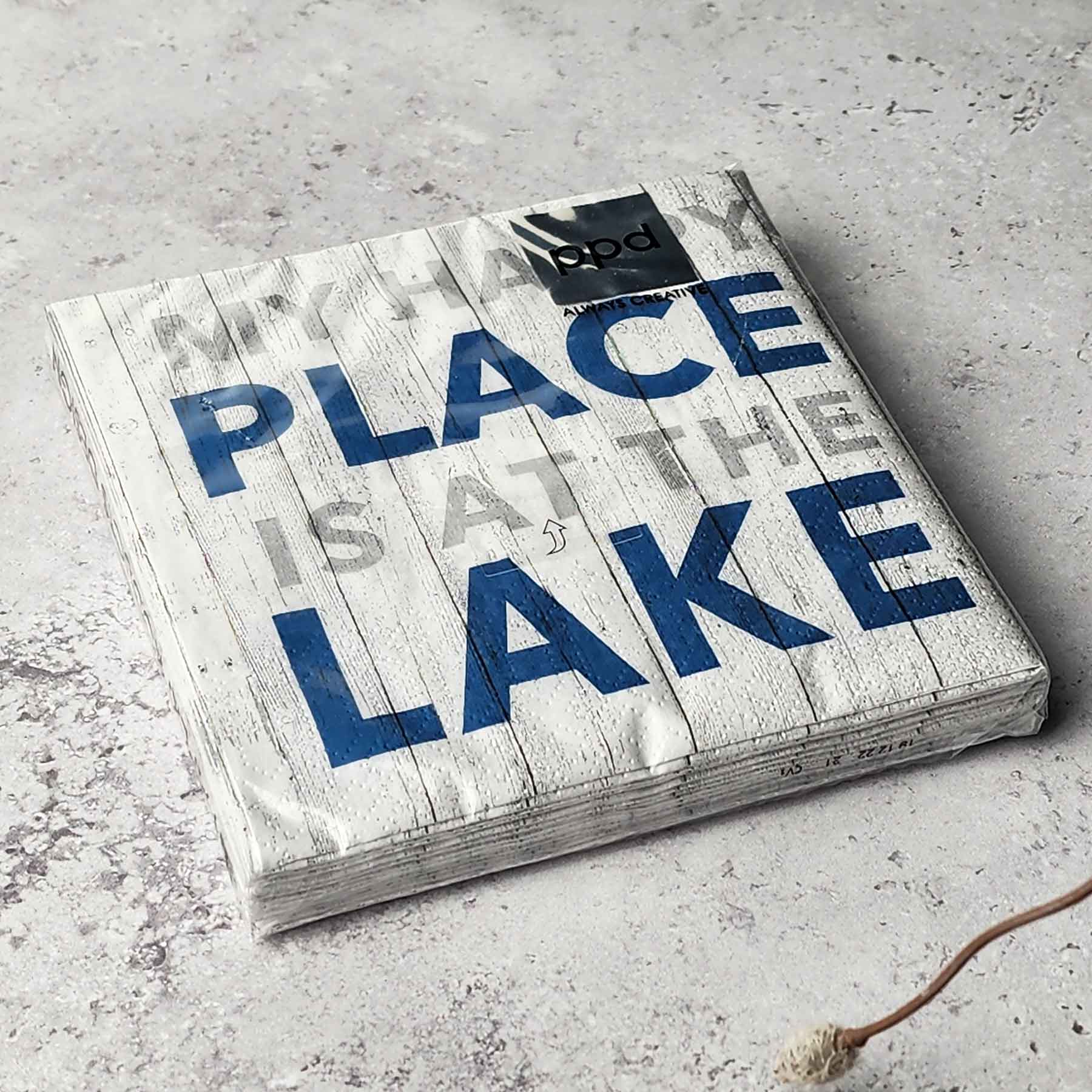 Beverage Napkin - At the Lake