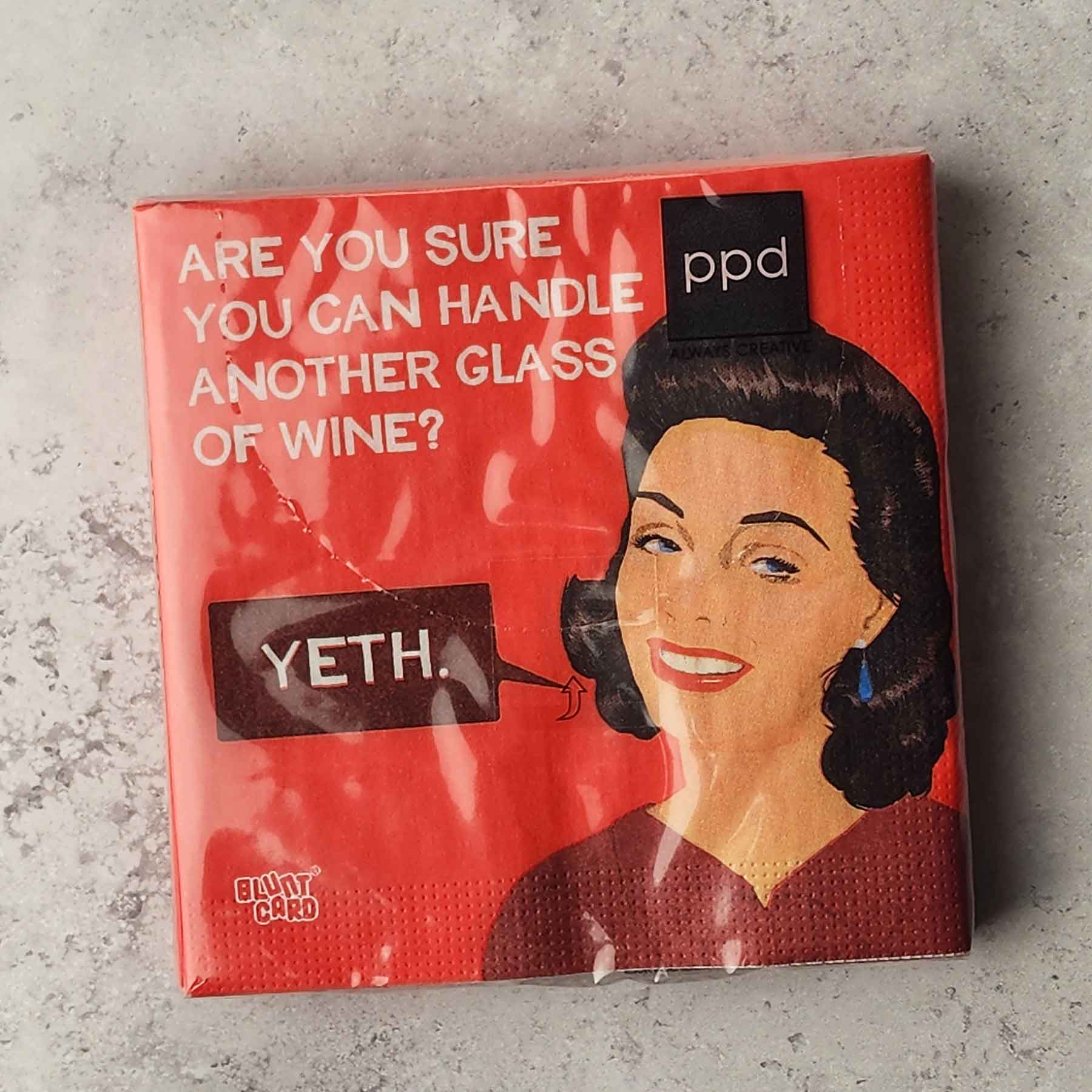 Beverage Napkin - Yeth