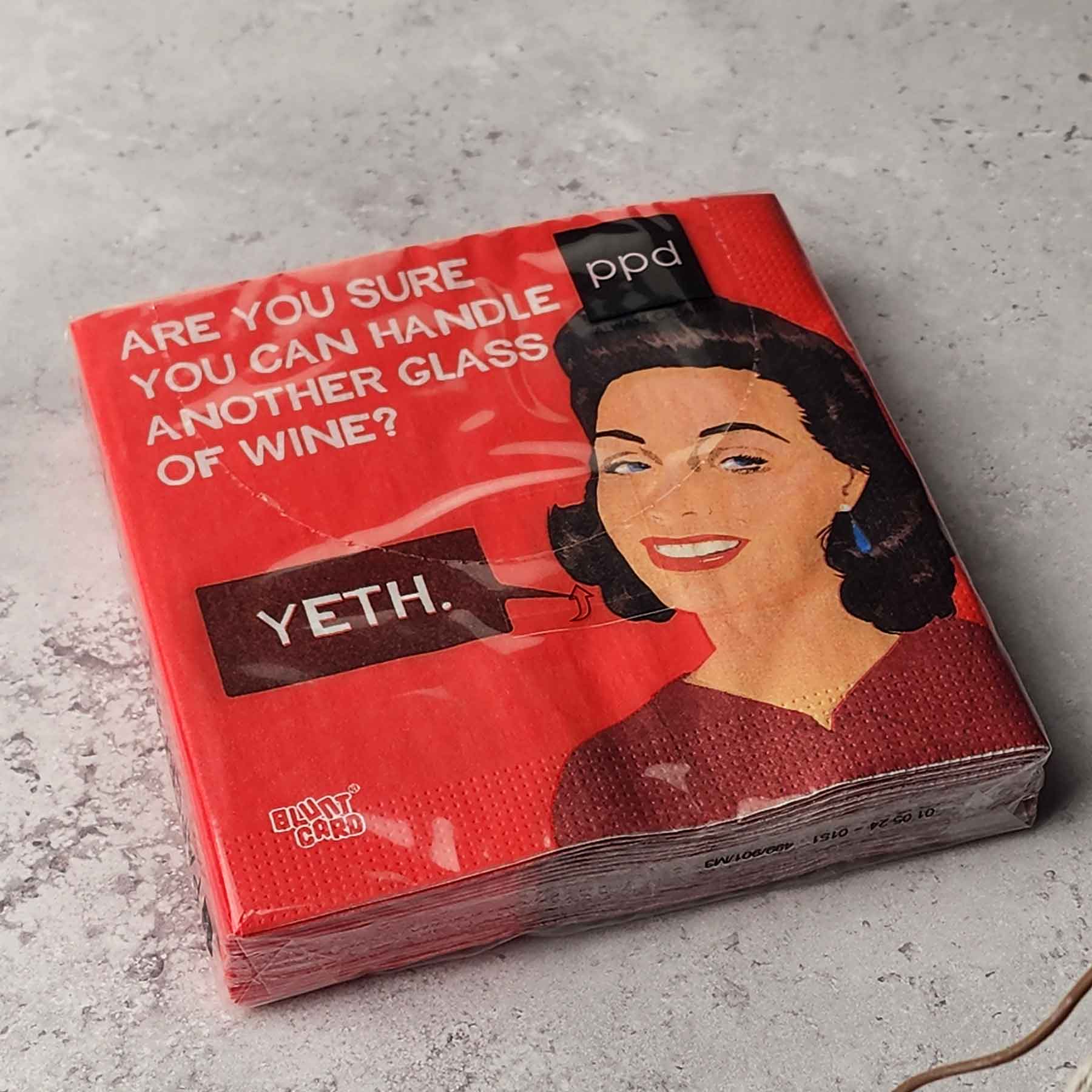 Beverage Napkin - Yeth