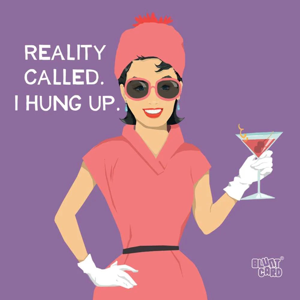 Beverage Napkin - Reality Called