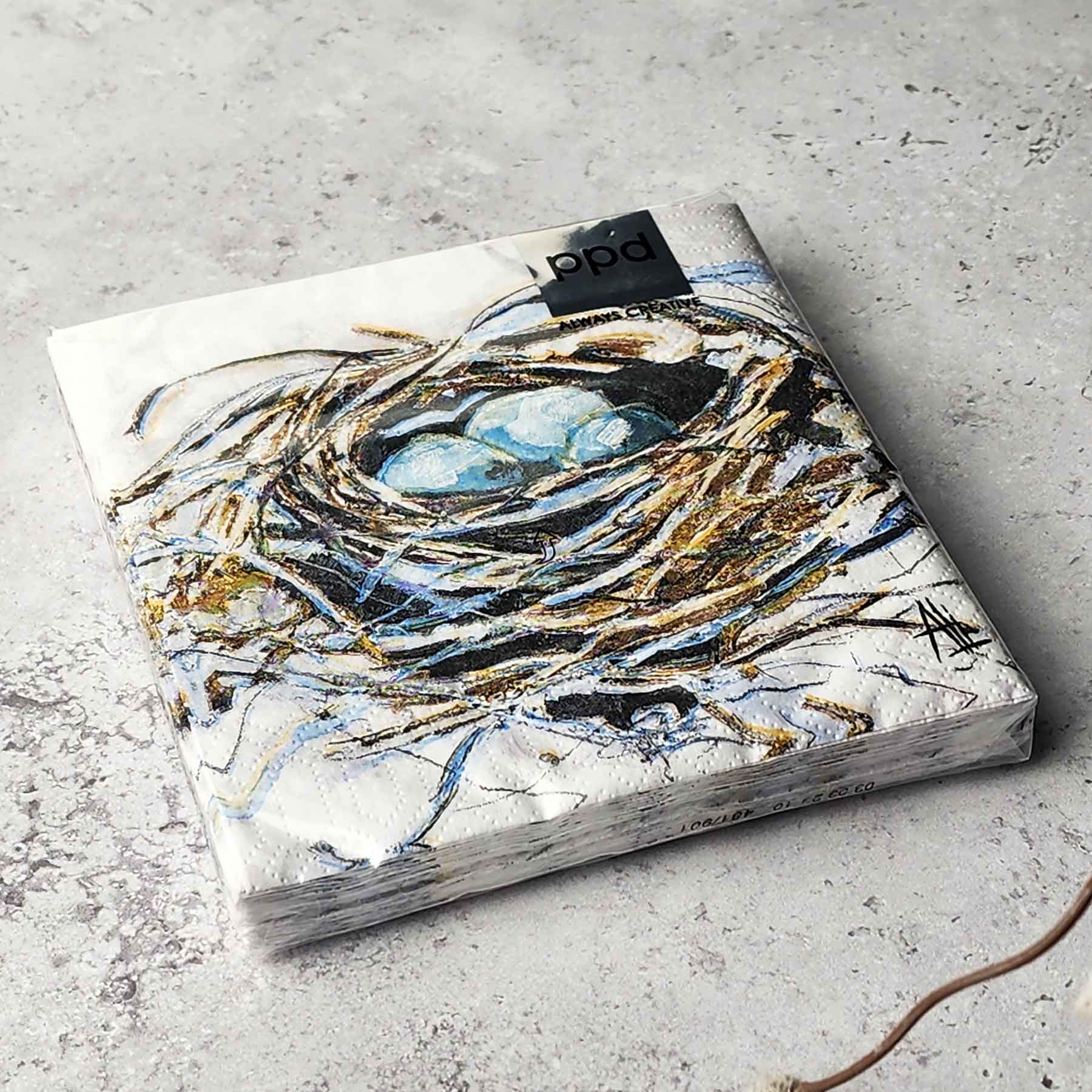 Beverage Napkin - Robin's Nest