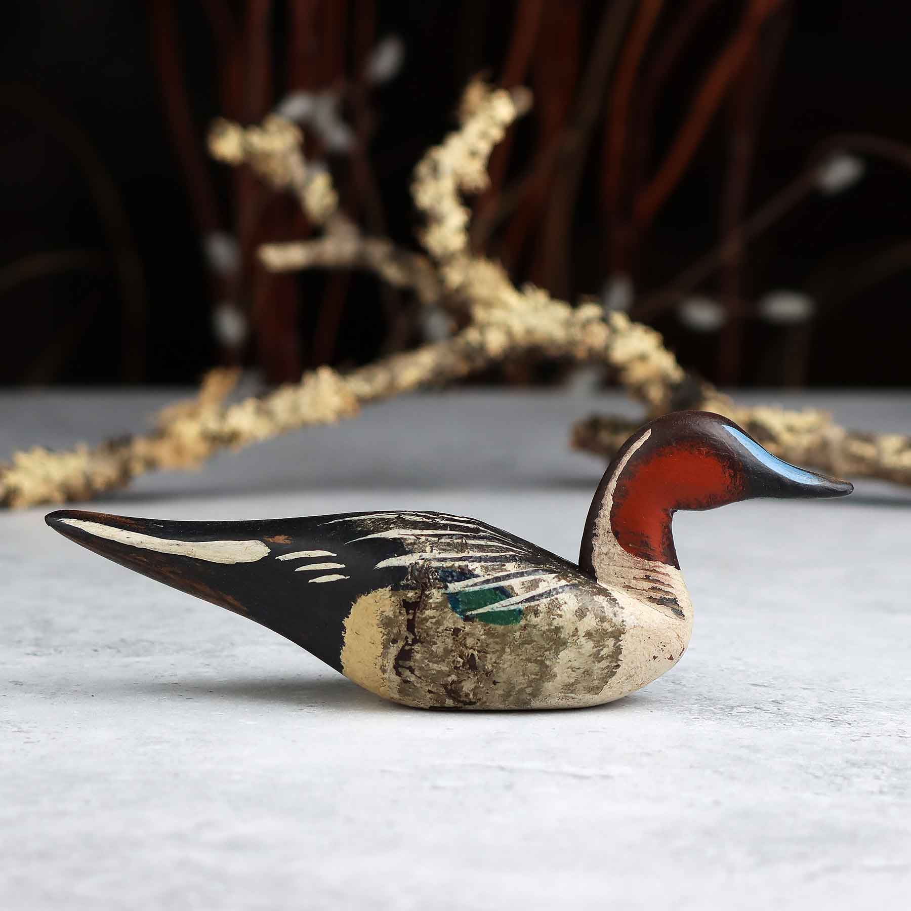 Mini Green-winged Teal Decoy