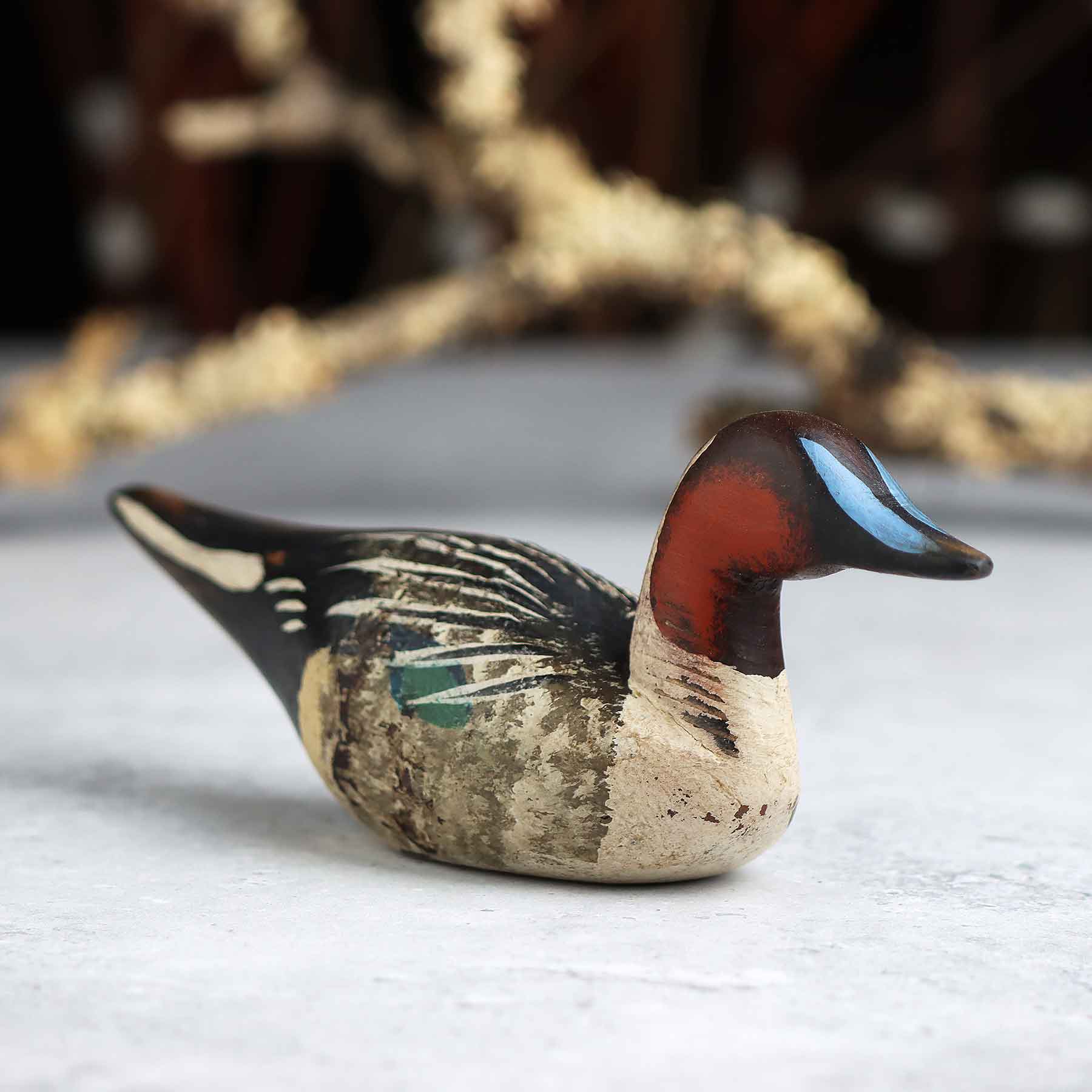 Mini Green-winged Teal Decoy