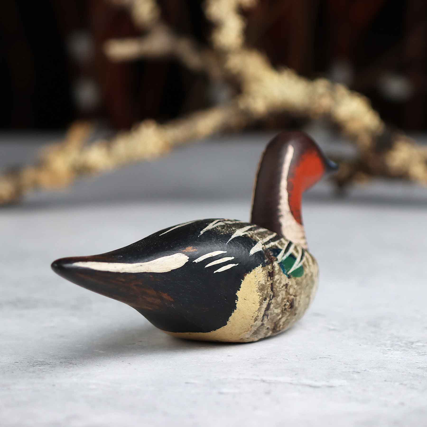 Mini Green-winged Teal Decoy