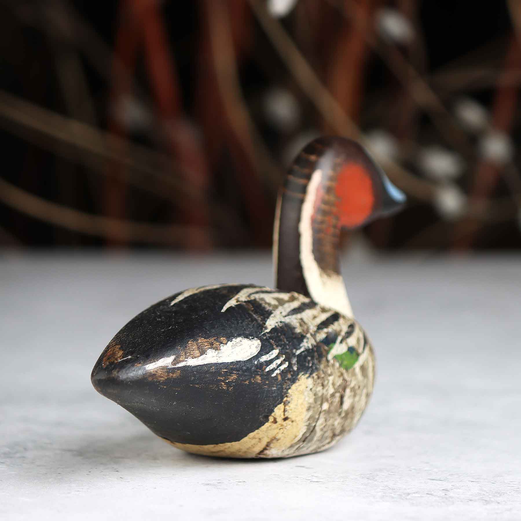 Mini Painted Green Wing Pintail Decoy
