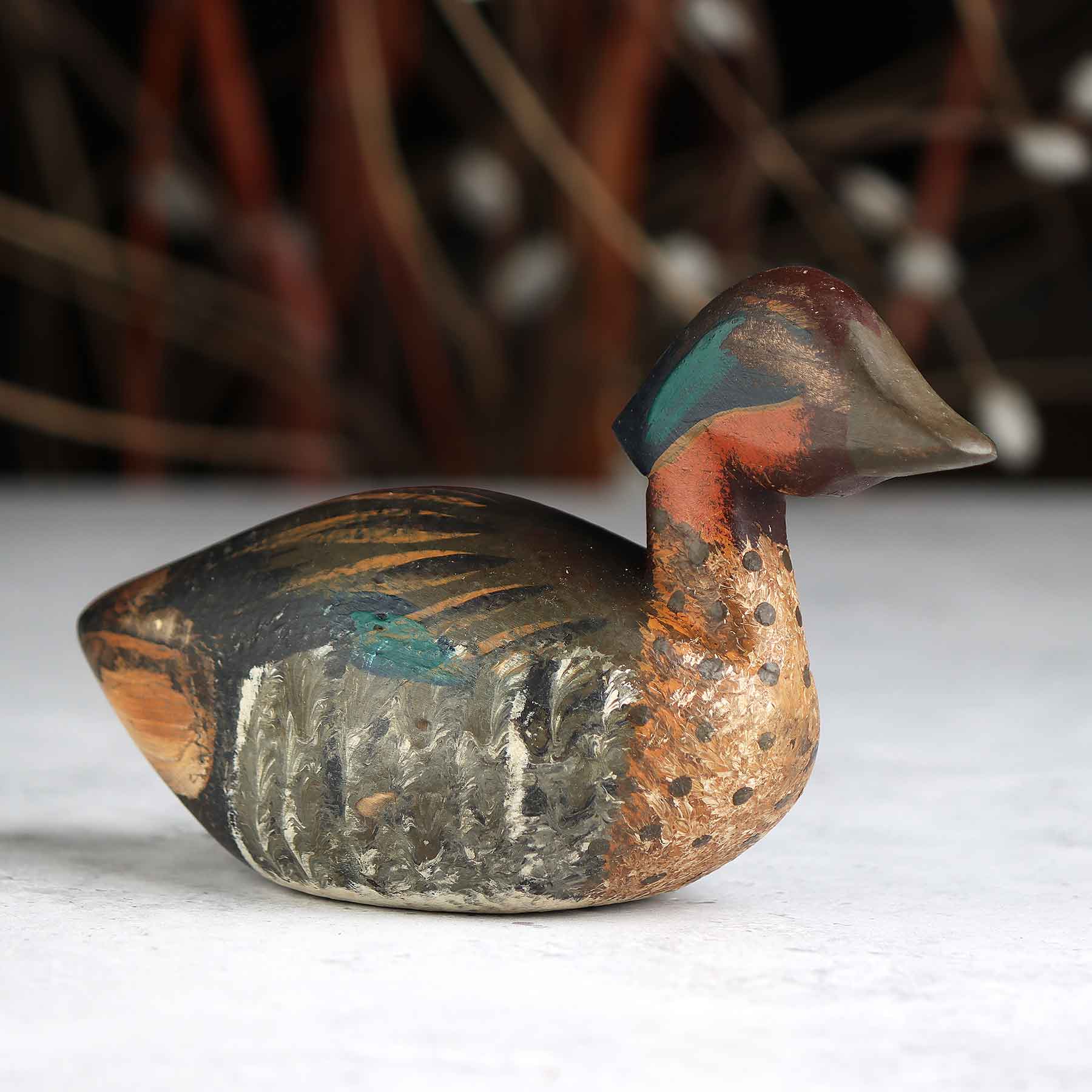 Mini Black Duck Decoy