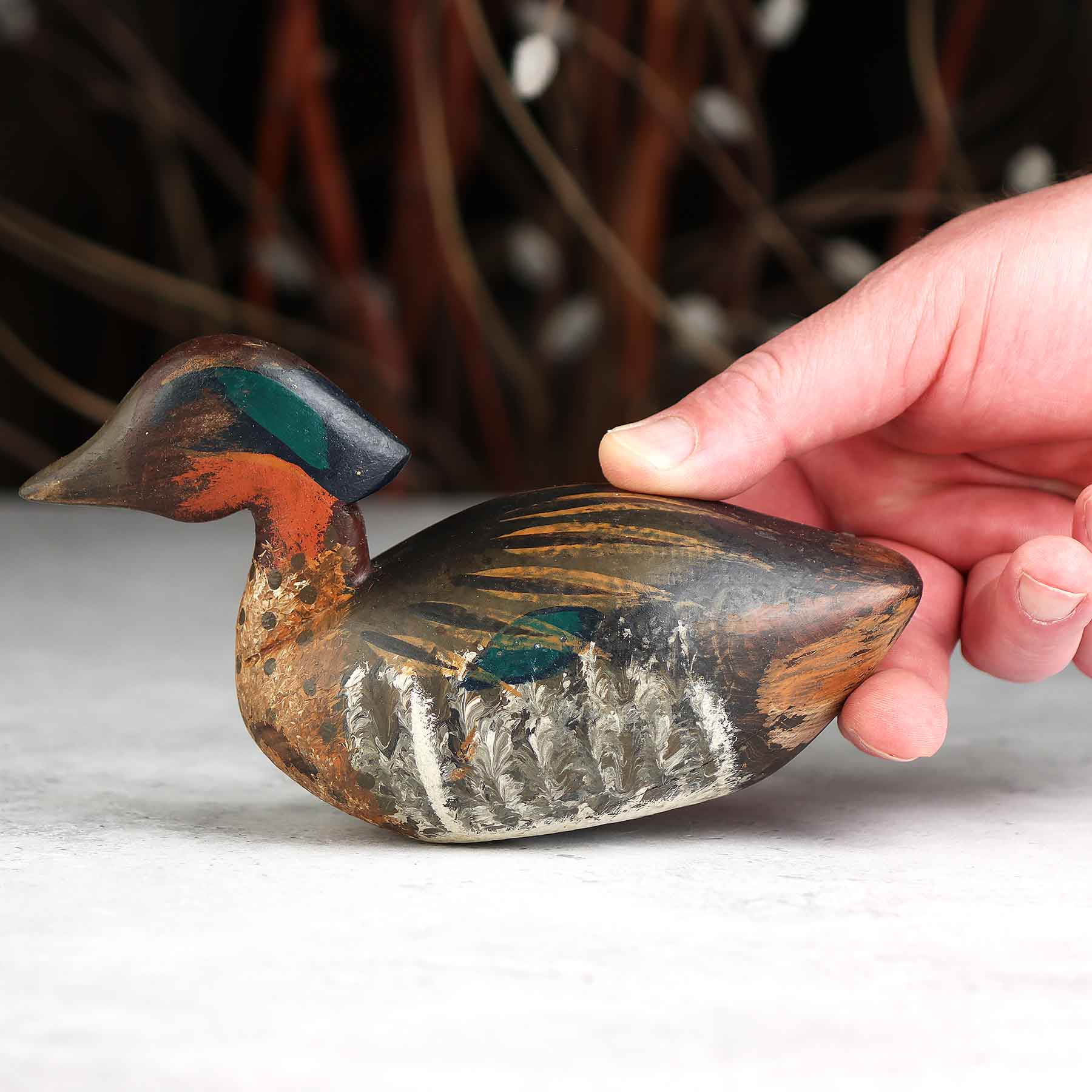 Mini Black Duck Decoy