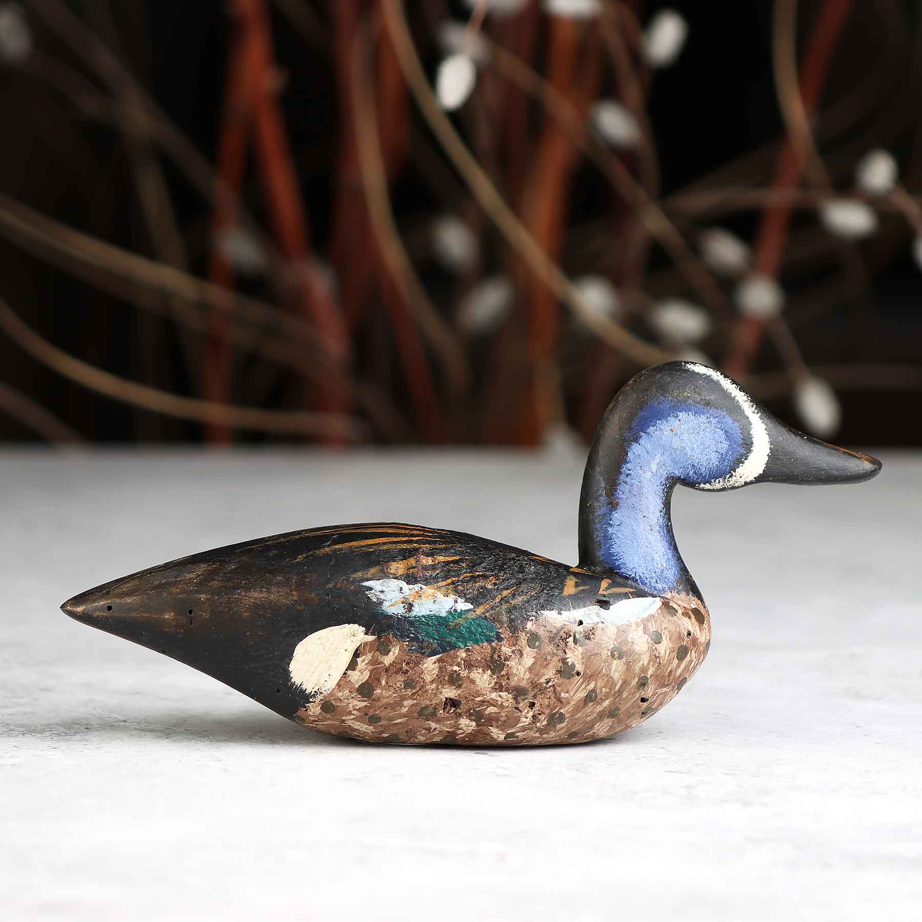 Mini Painted Blue Wing Decoy