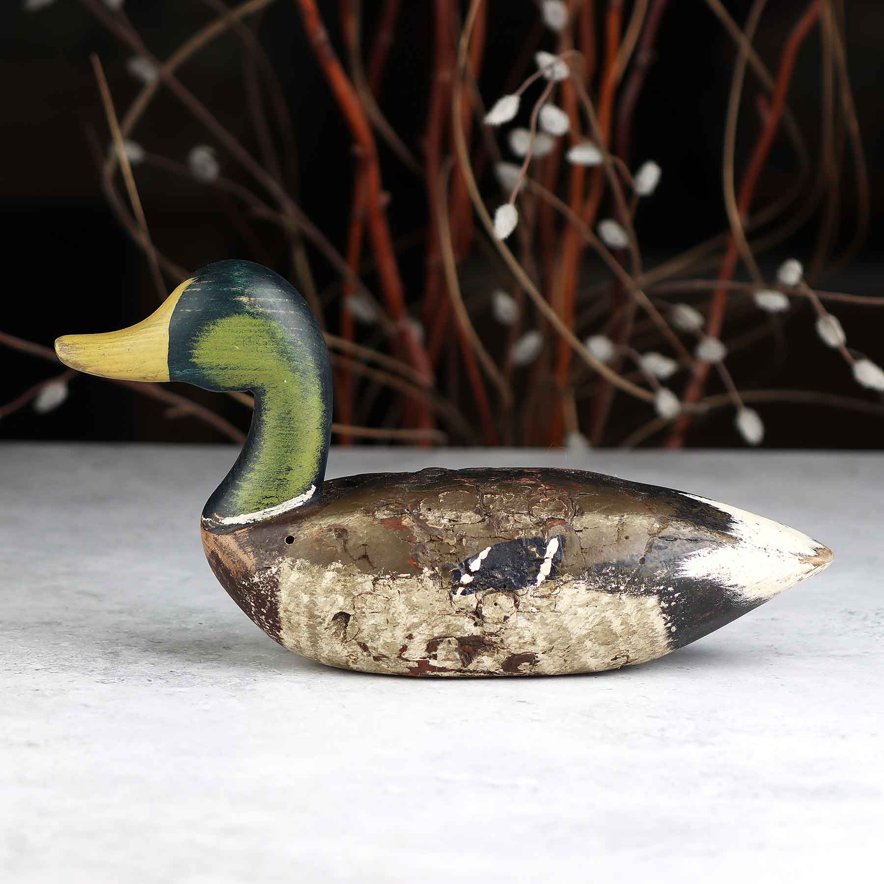 Medium Painted Mallard Decoy- Elm