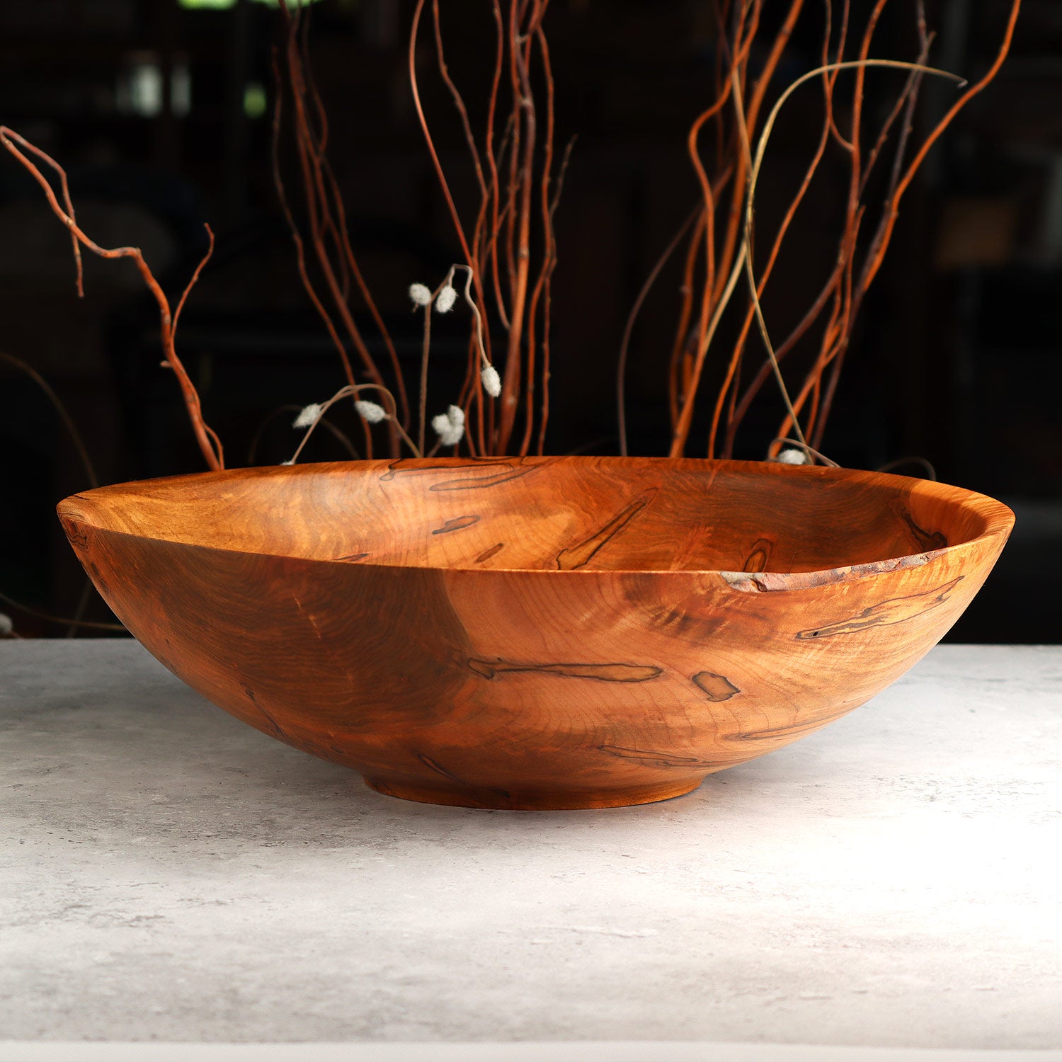 Ambrosia Maple Bowl With A Slight Raw Edge