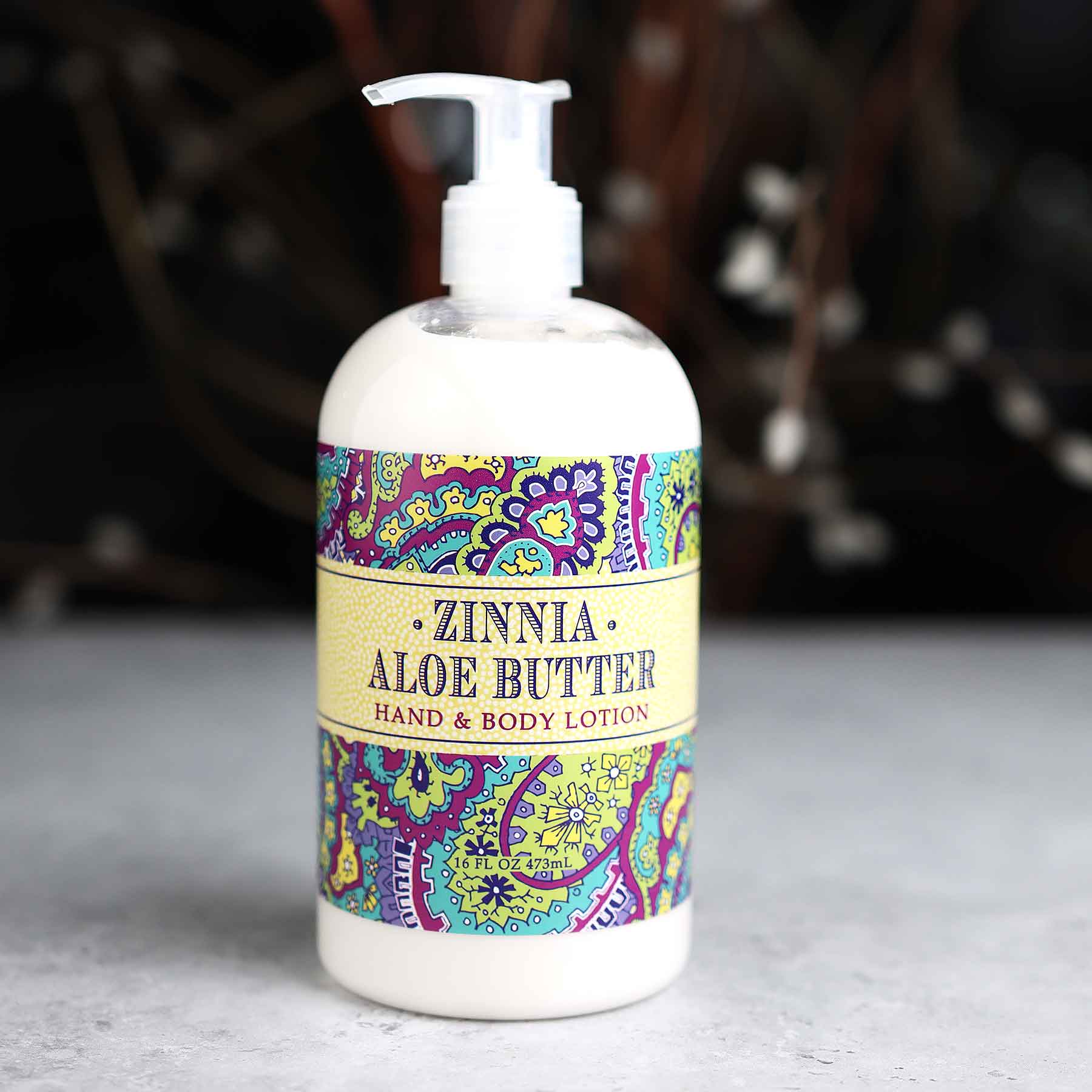 Zinnia Aloe Butter Lotion 16oz