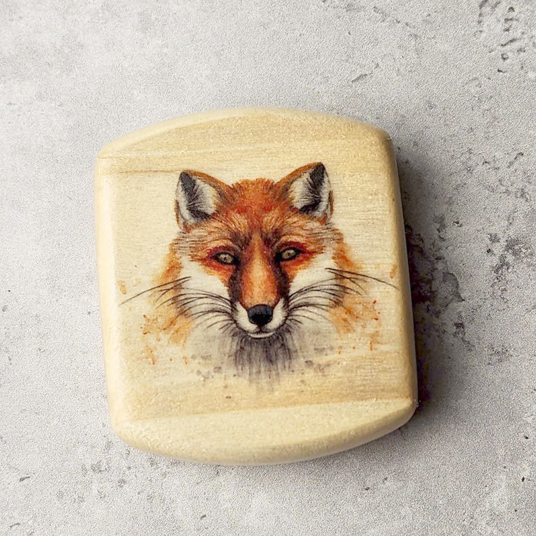 2" Flat Wide Aspen- Red Fox