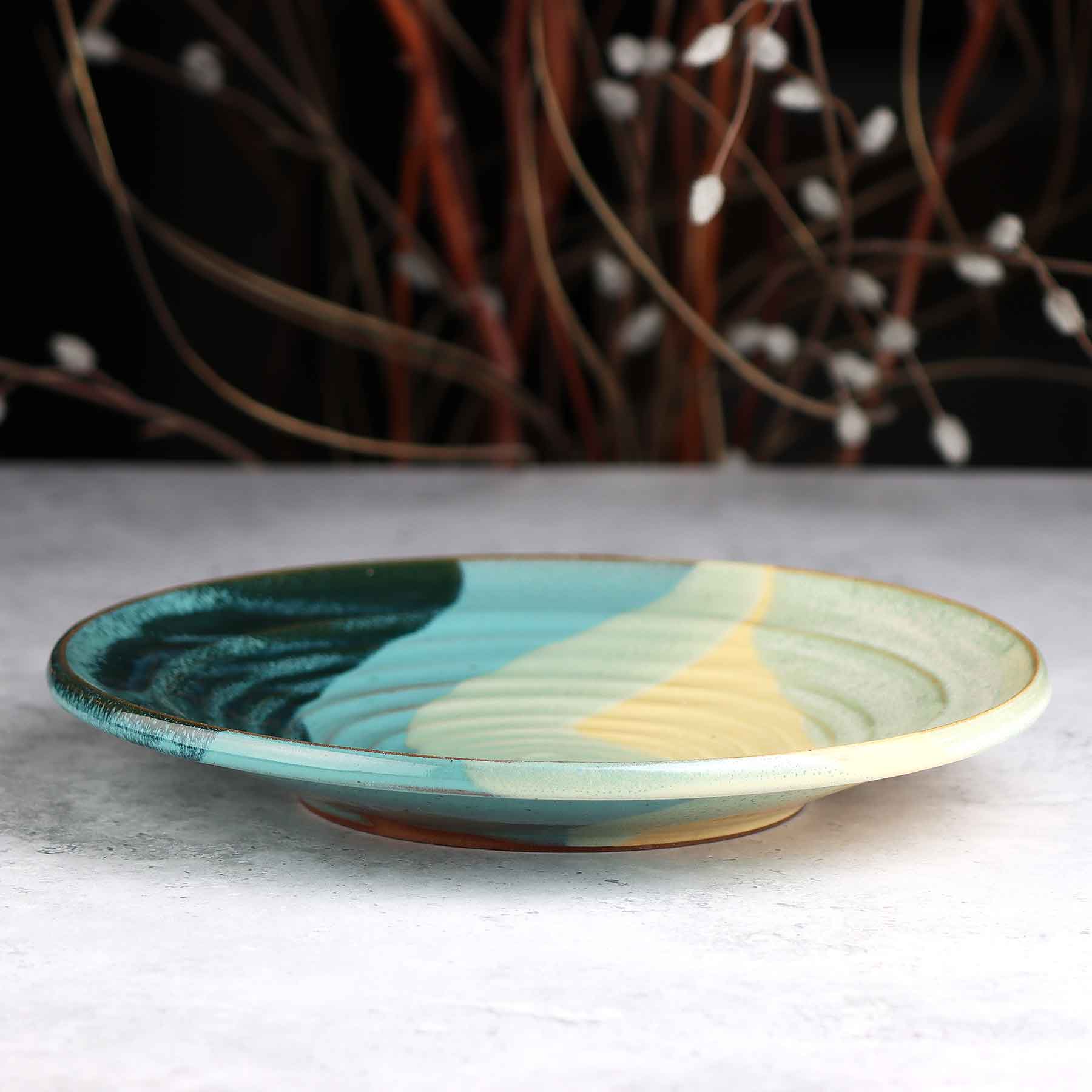 Flat Serving Bowl