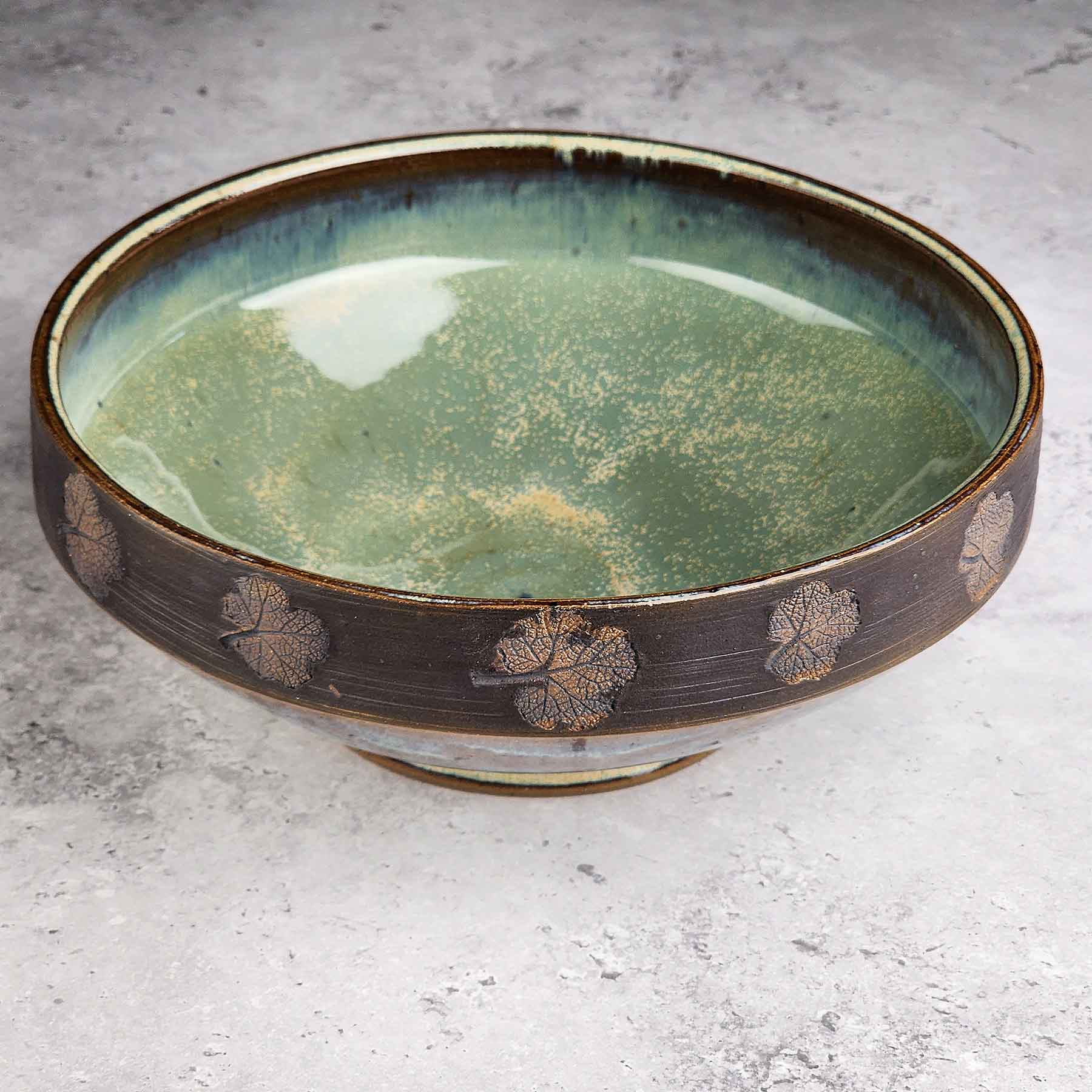 Large Flower Print Bowl