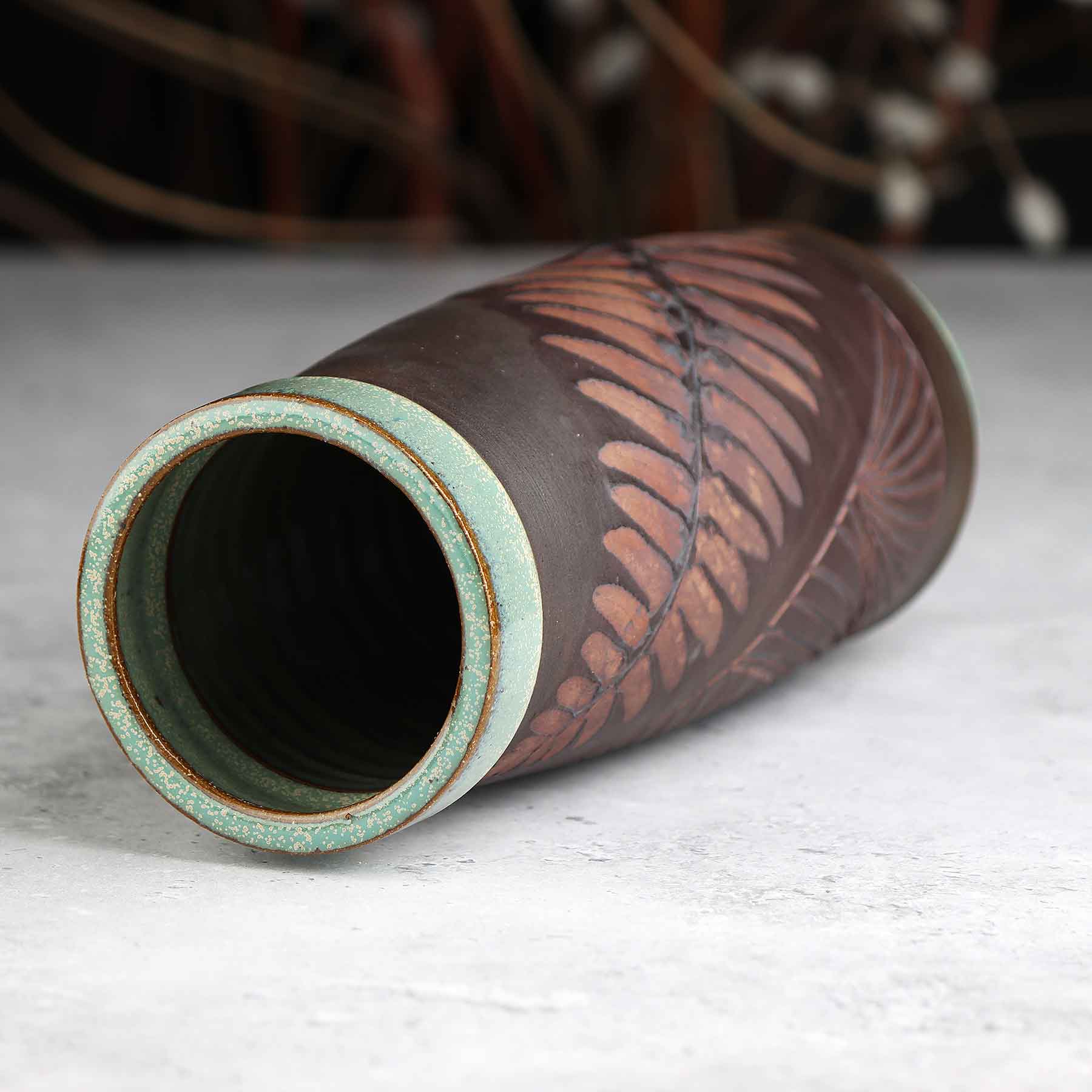 Small Flower Print Vase