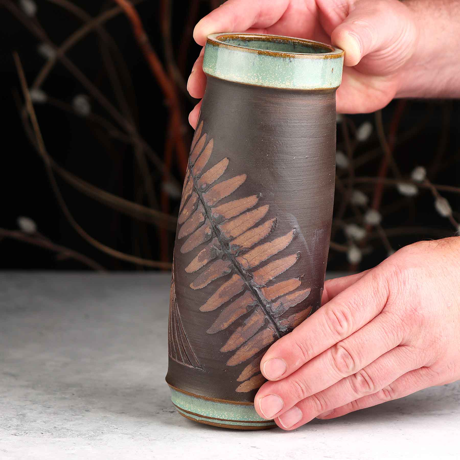 Small Flower Print Vase
