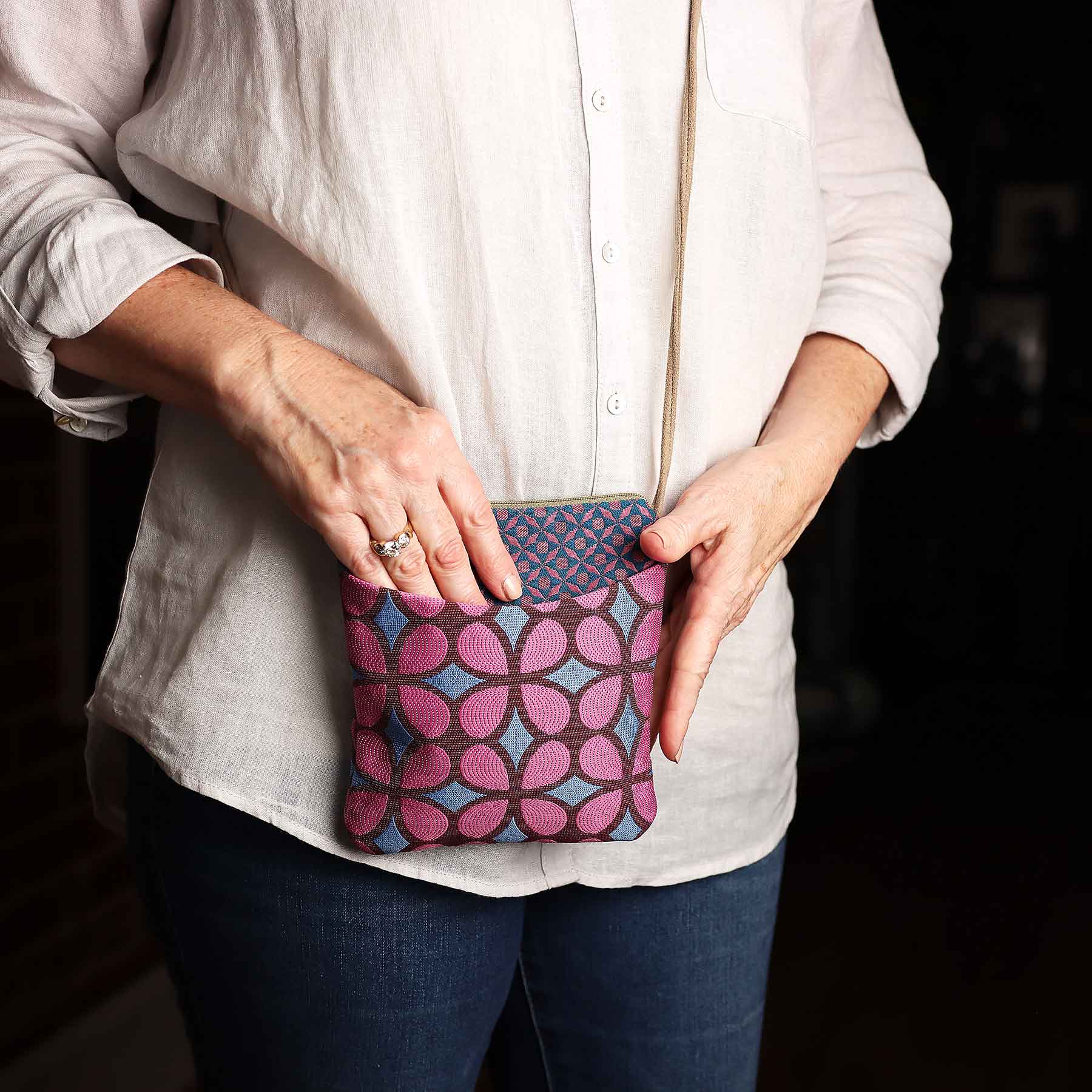 Cupcake Bag; Mod Fuchsia