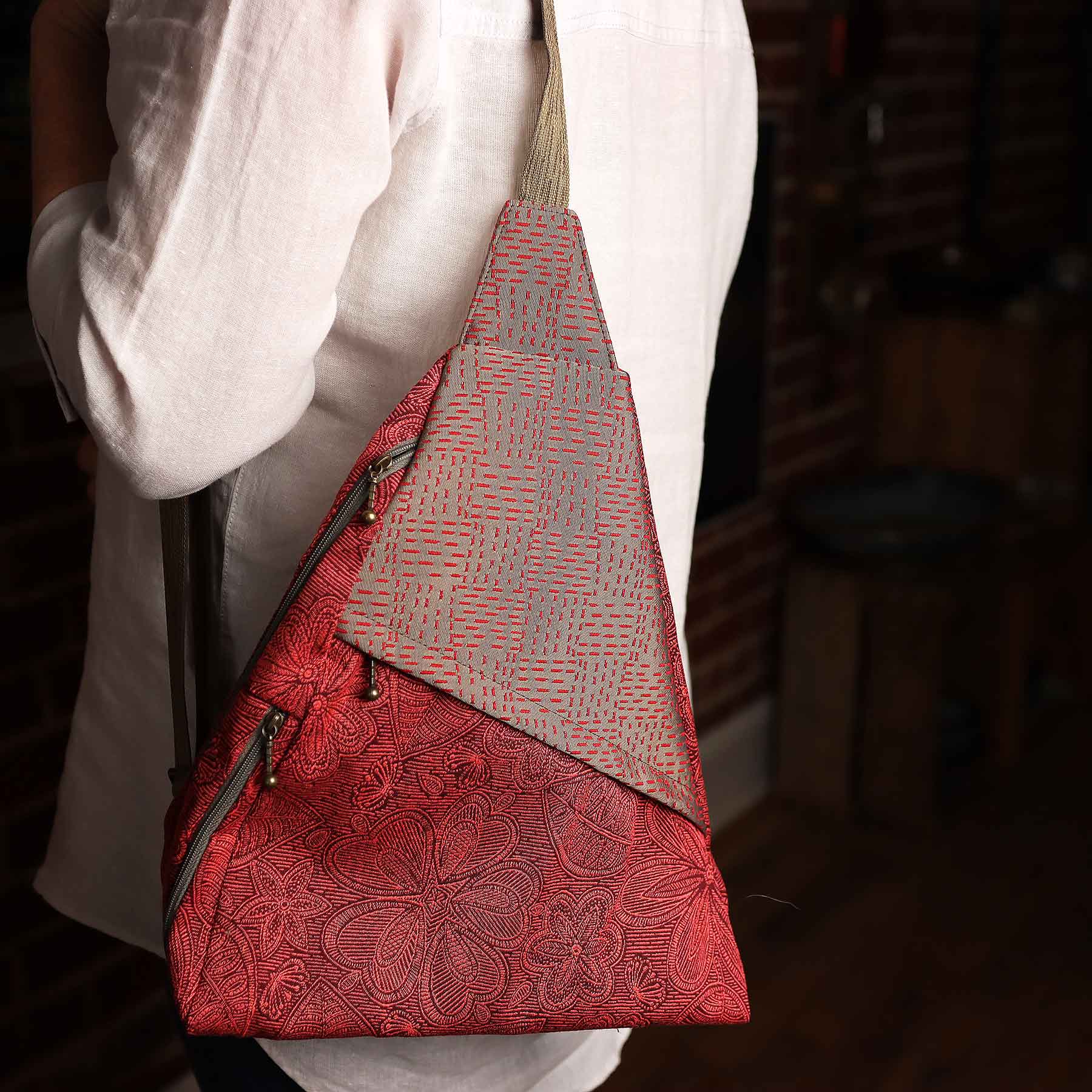 Gogo Satchel; Mehndi Red