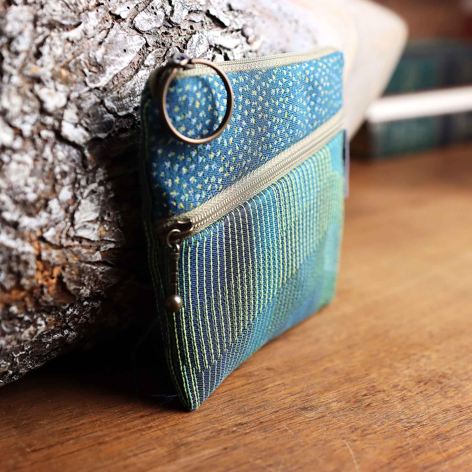 Roo Pouch; Chevron Green