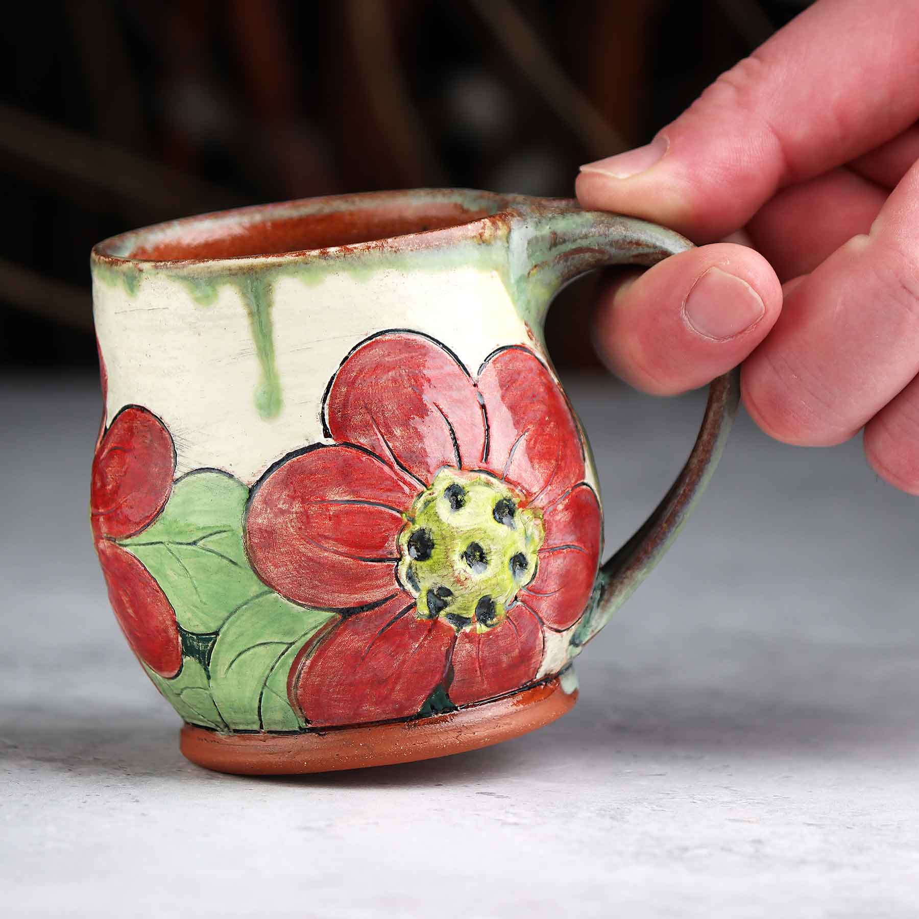 Sgraffito Mug
