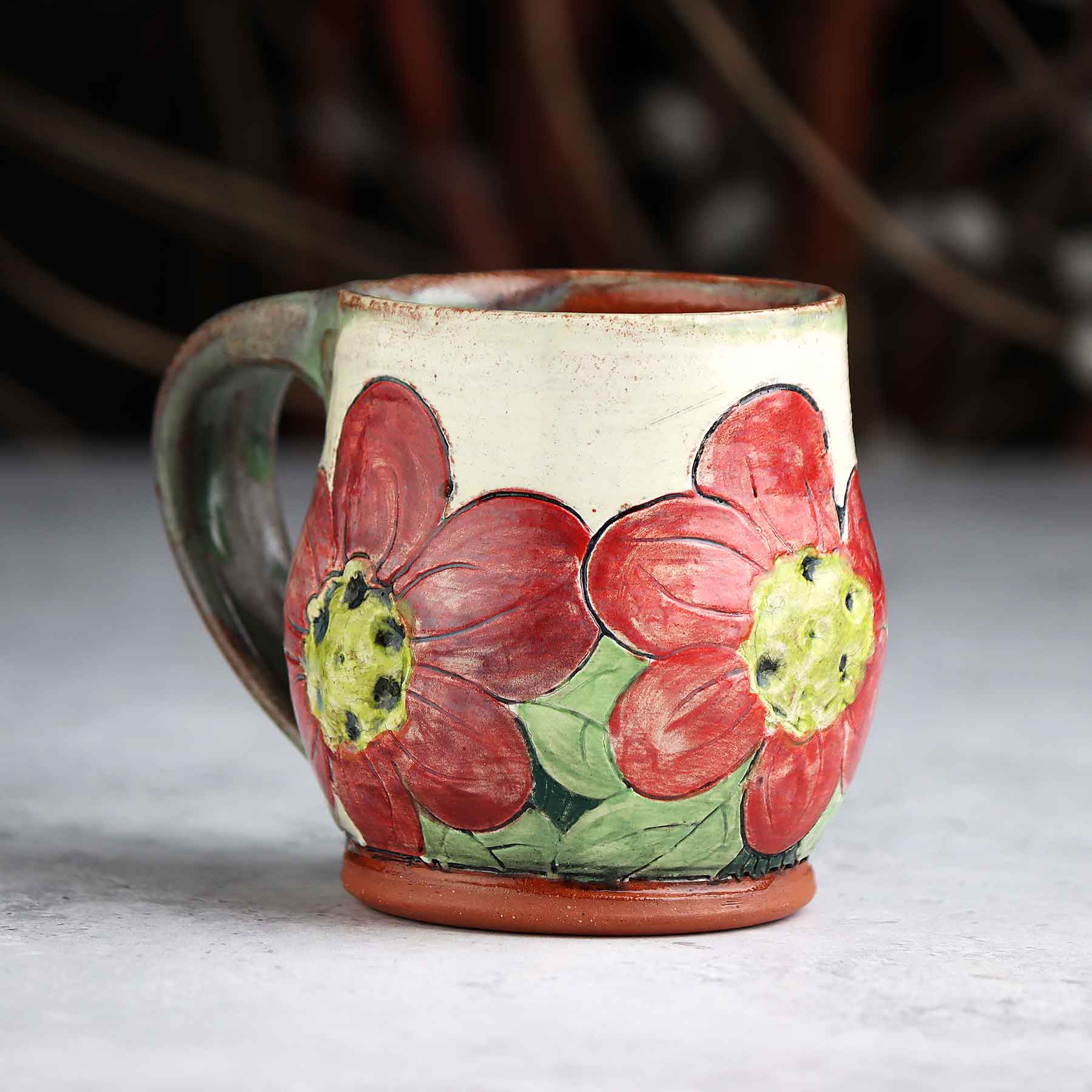 Sgraffito Mug