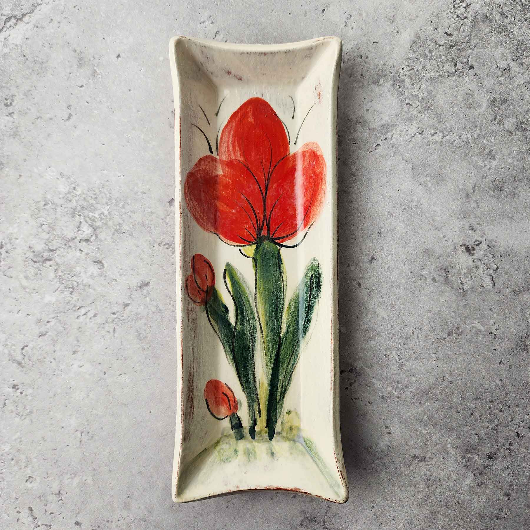Brushwork Butter Dish