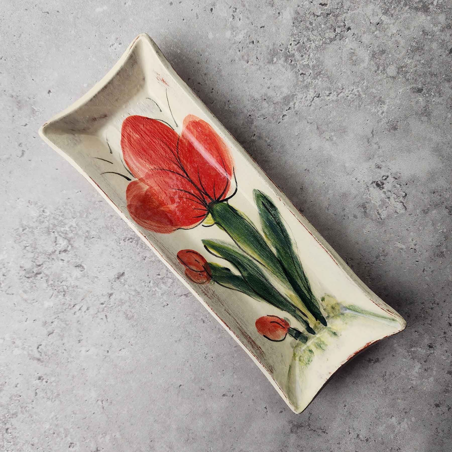 Brushwork Butter Dish