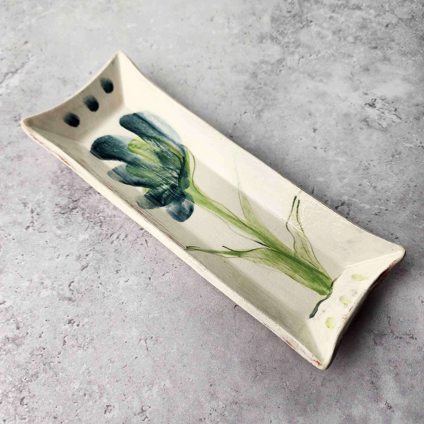 Brushwork Butter Dish
