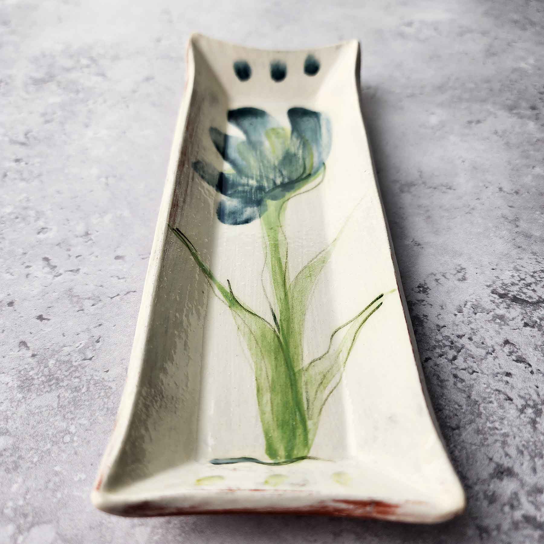 Brushwork Butter Dish