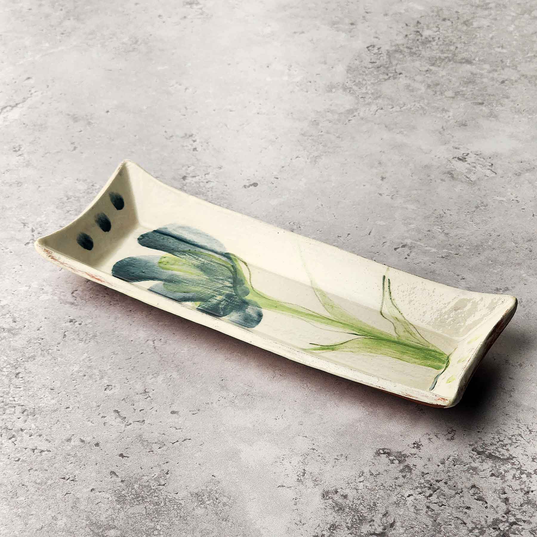 Brushwork Butter Dish
