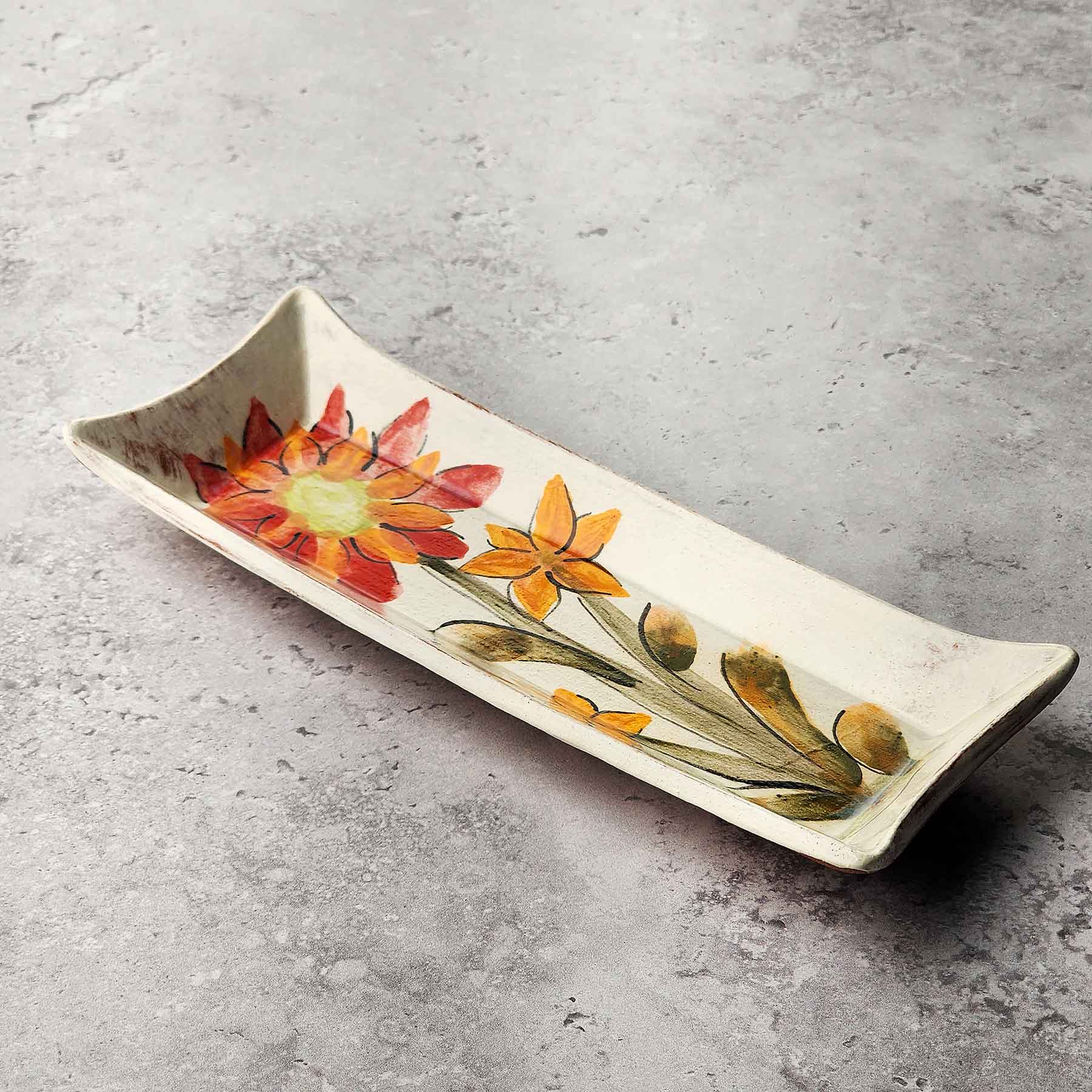 Brushwork Butter Dish