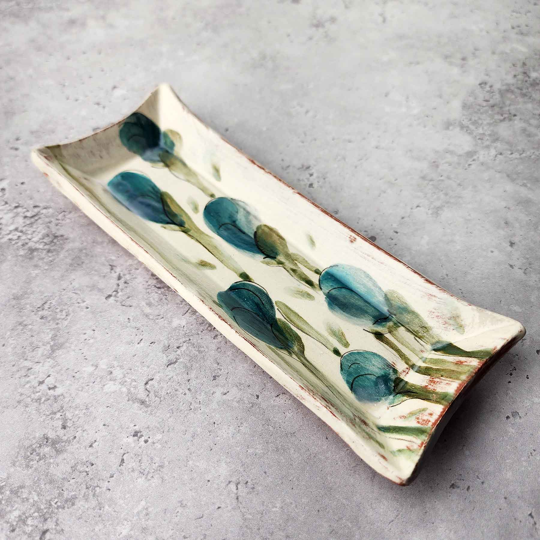 Brushwork Butter Dish