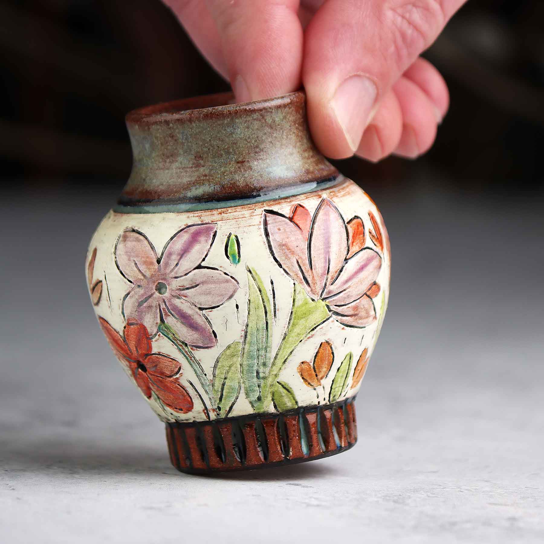 Brushwork Mini Vase