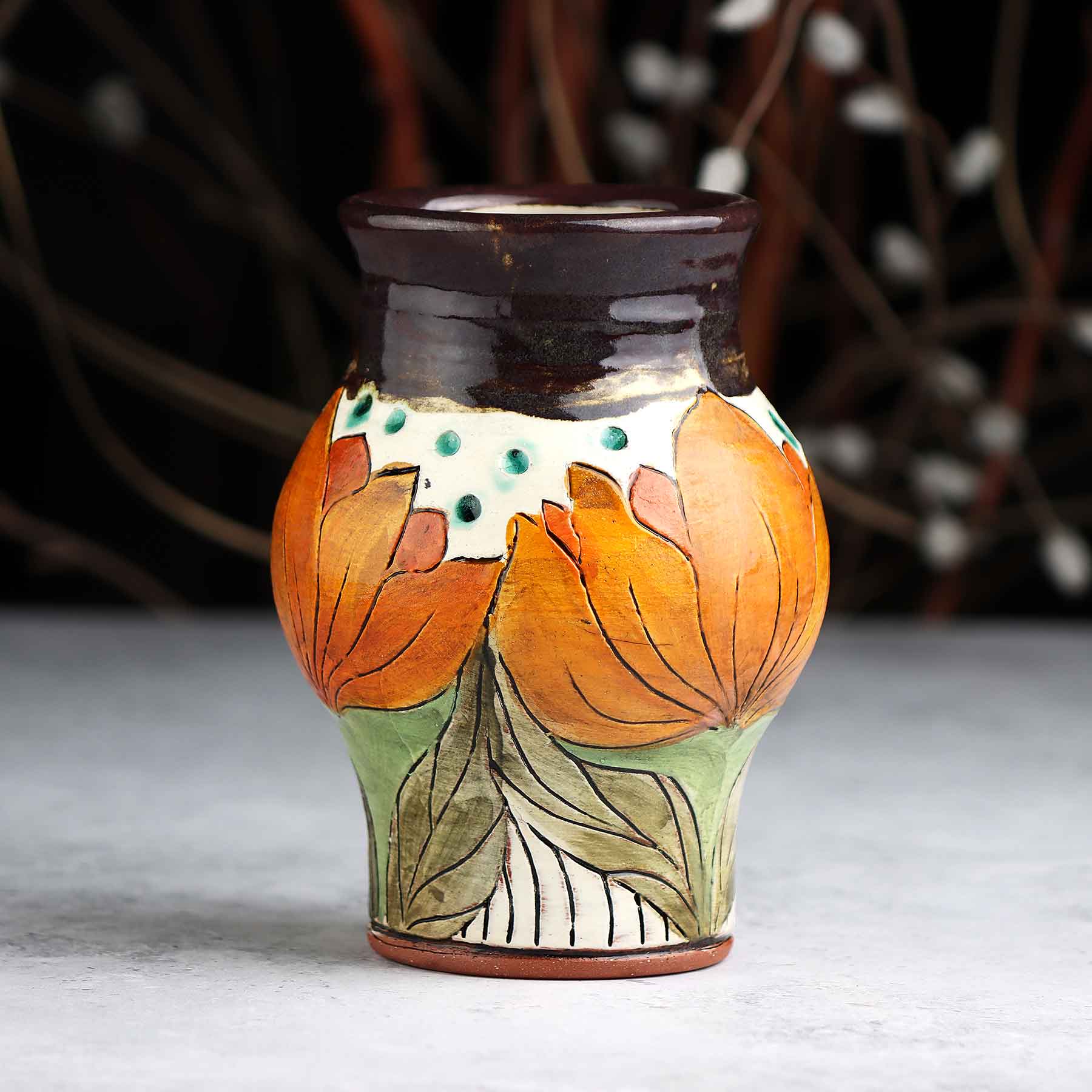 Brushwork Vase