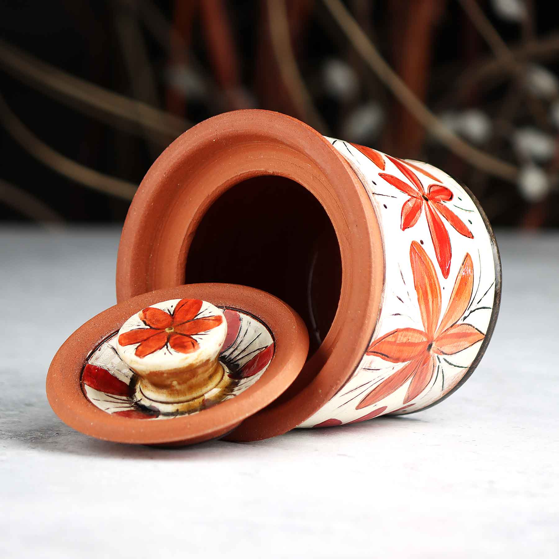 Brushwork Lidded Jar