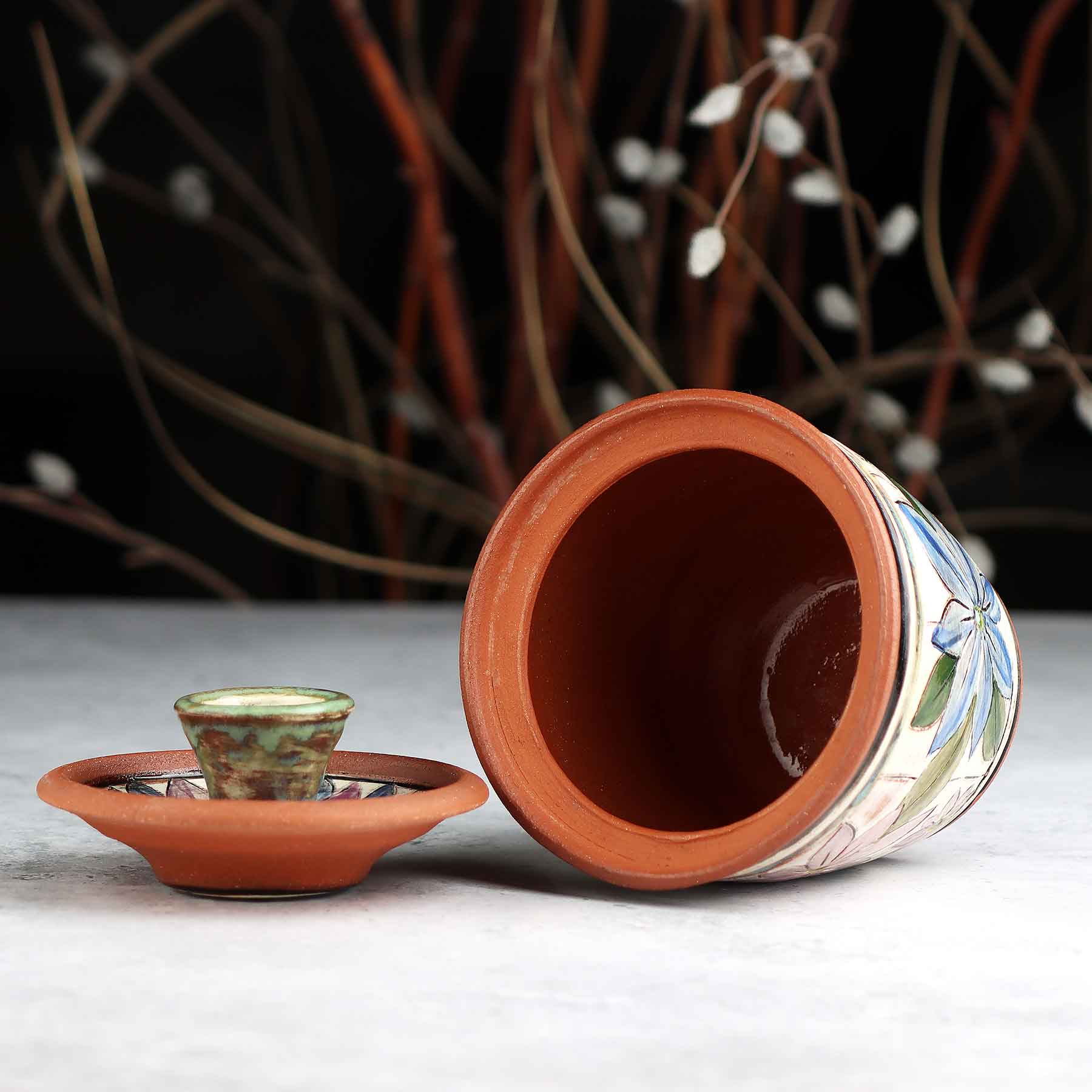 Brushwork Lidded Jar