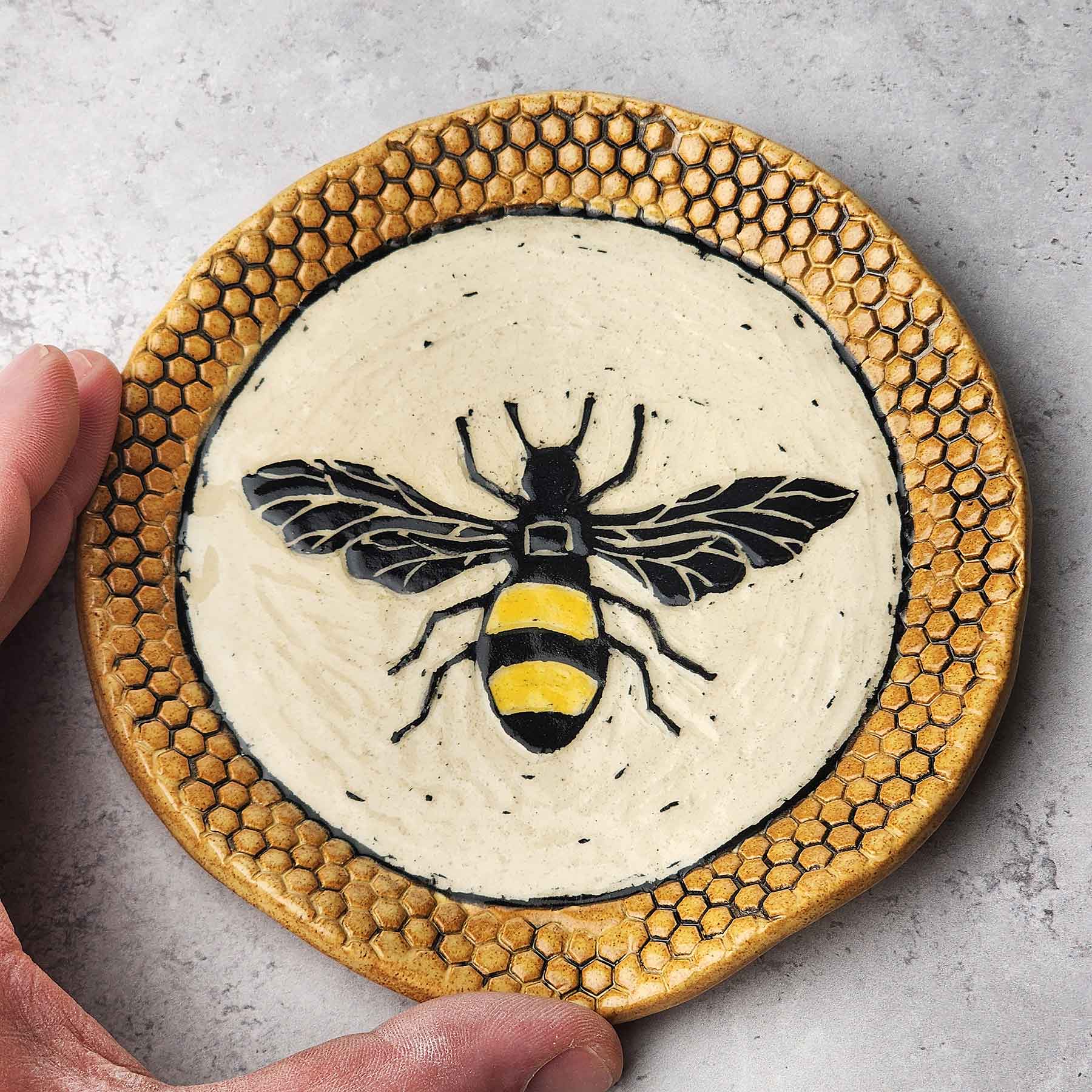 Spoon Rest With Bee