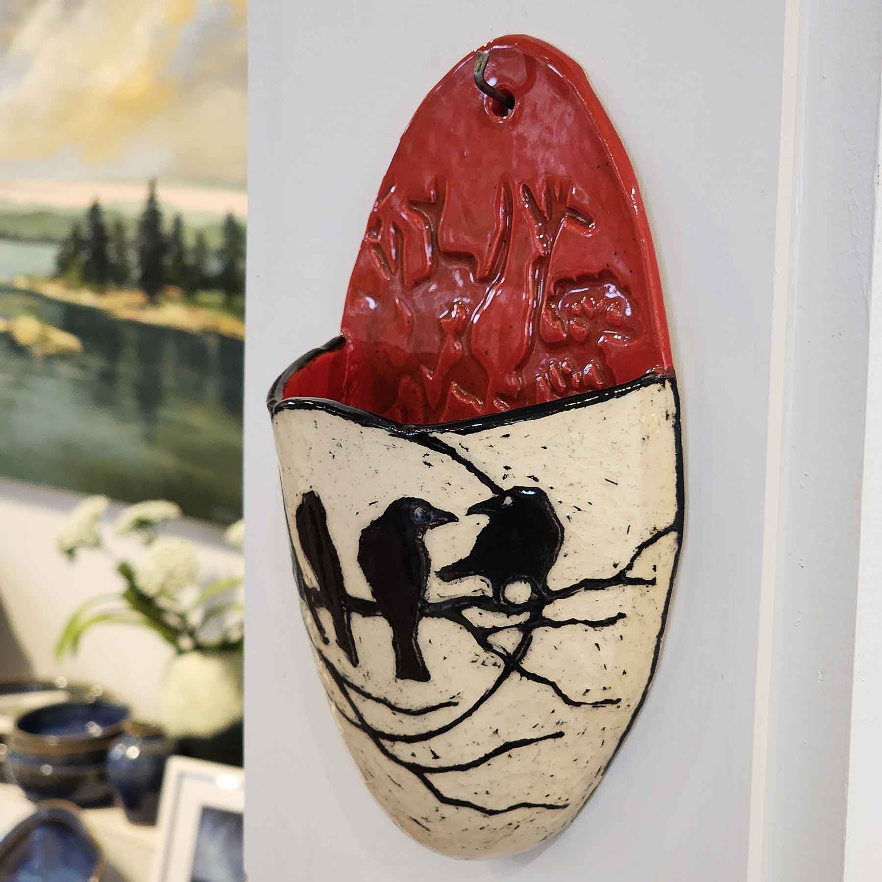 Wall Vase With Bee