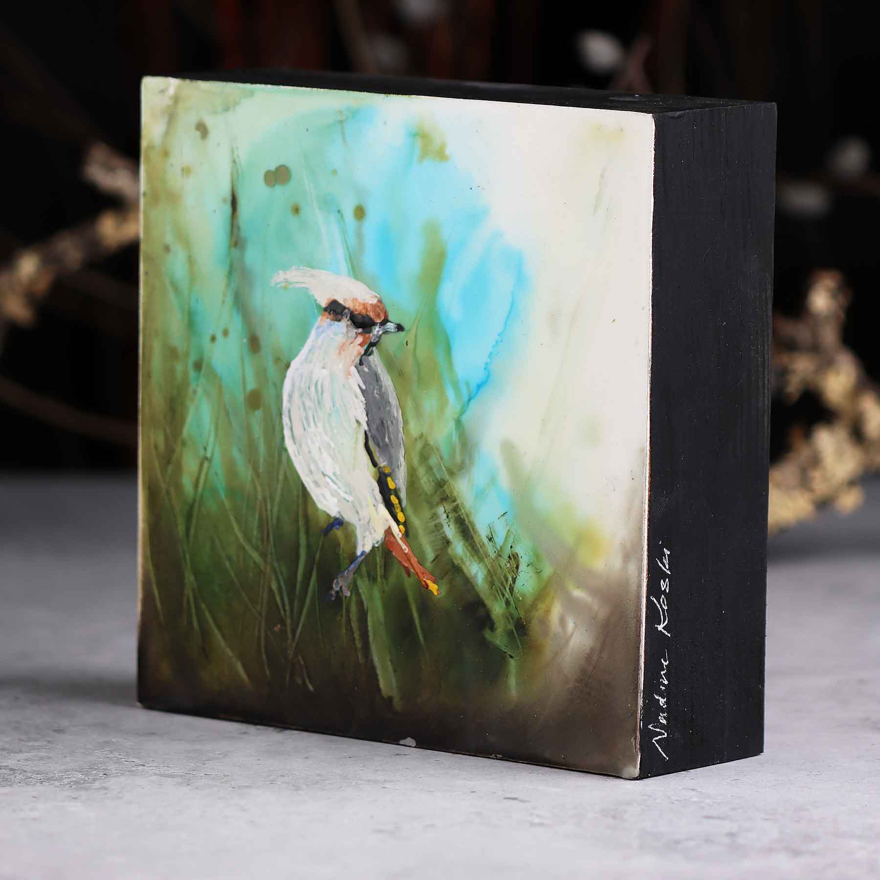 Cedar Waxwing, 6X6