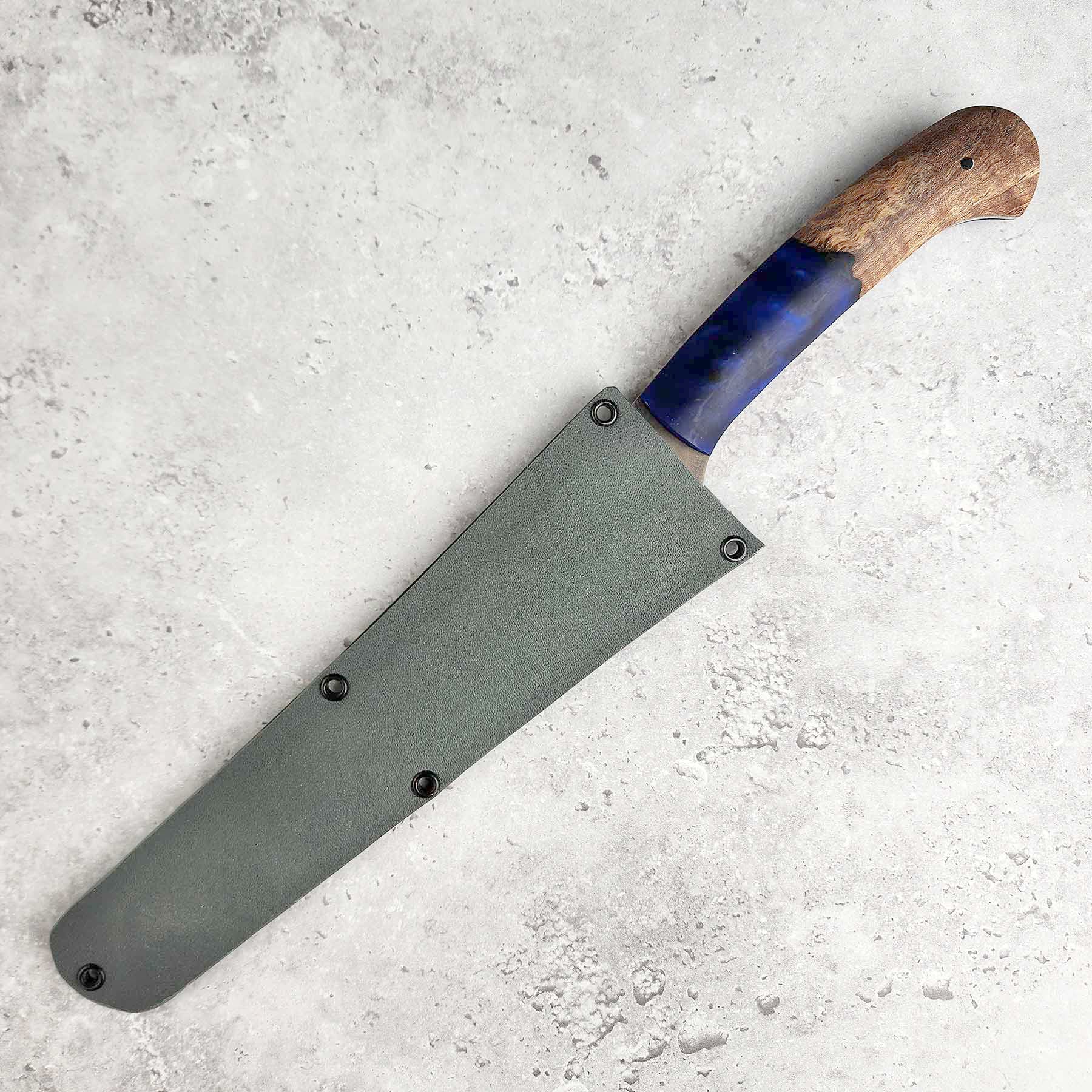 Blue Resin Bread Knife