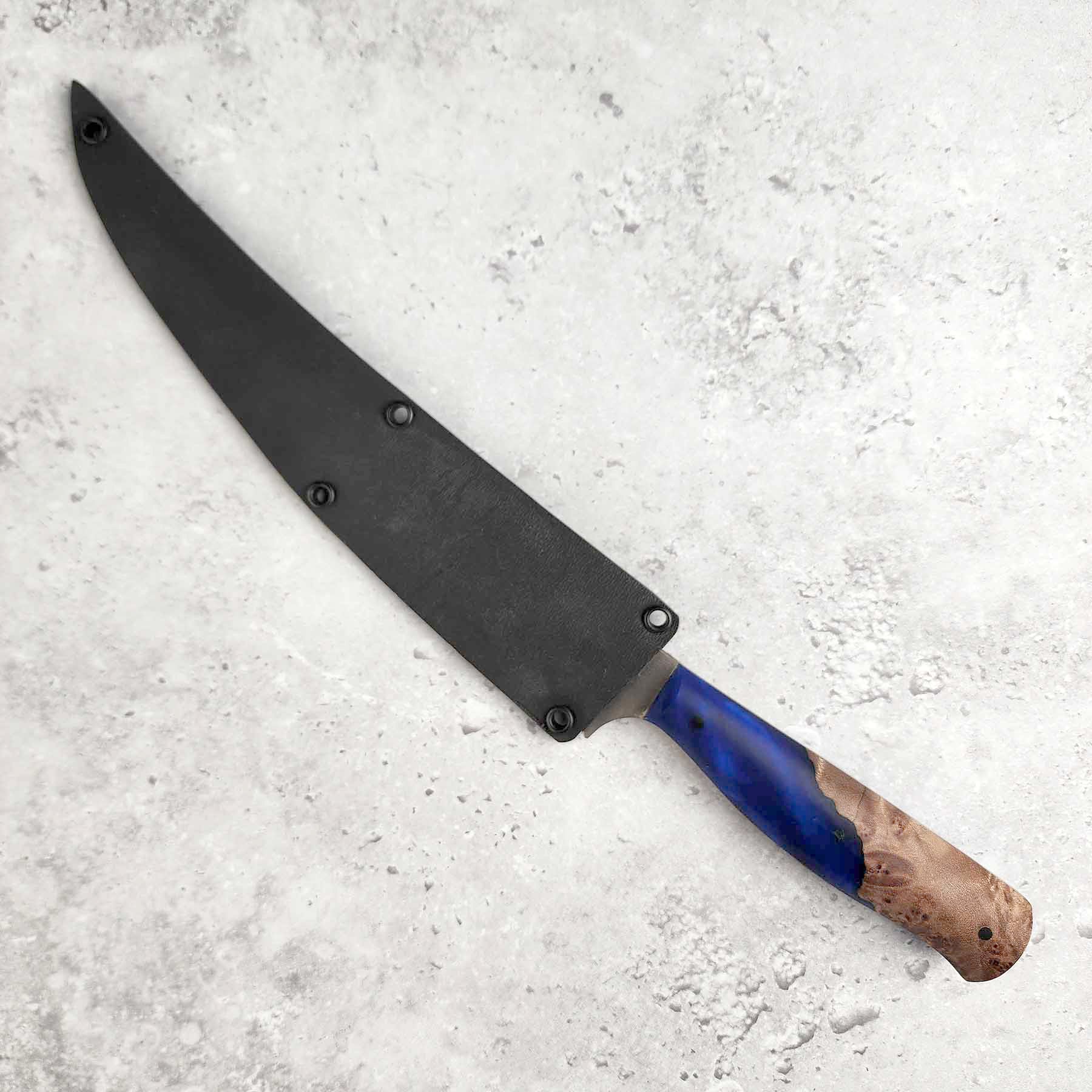 Blue Resin Maple Burl Filet
