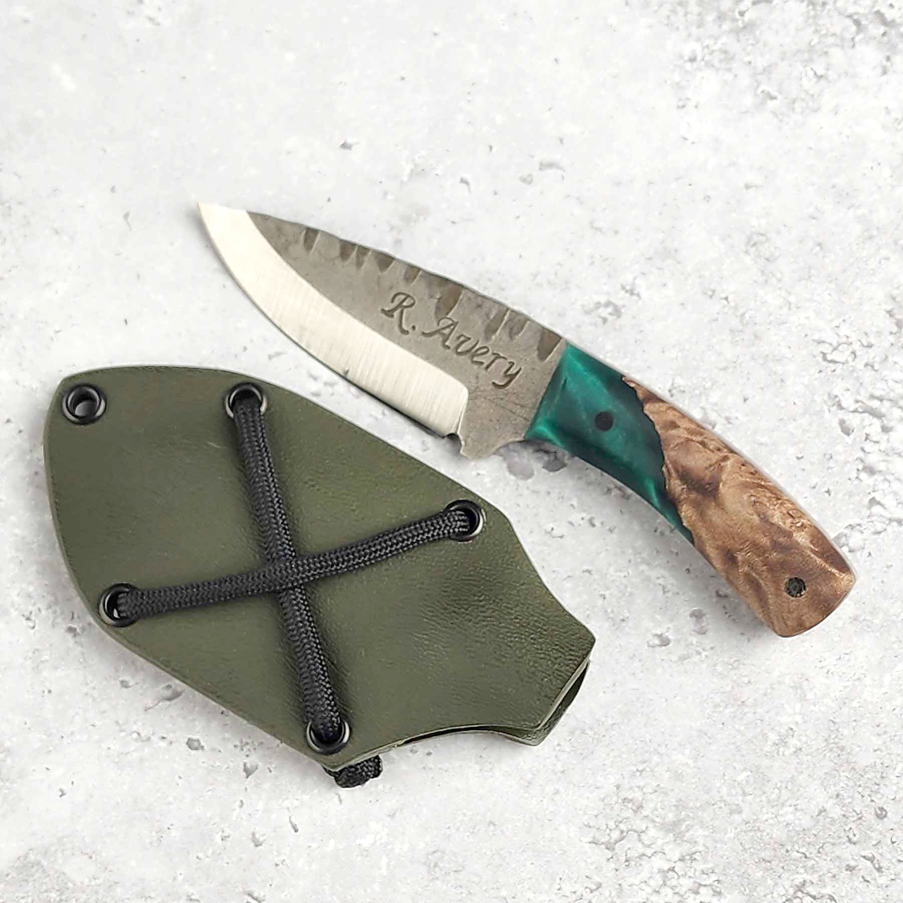 Emerald Resin Burl Mini Hunter