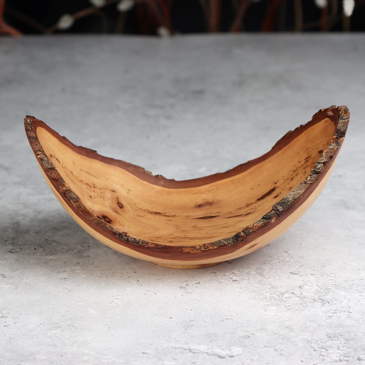 Pecan Live Edge Tray