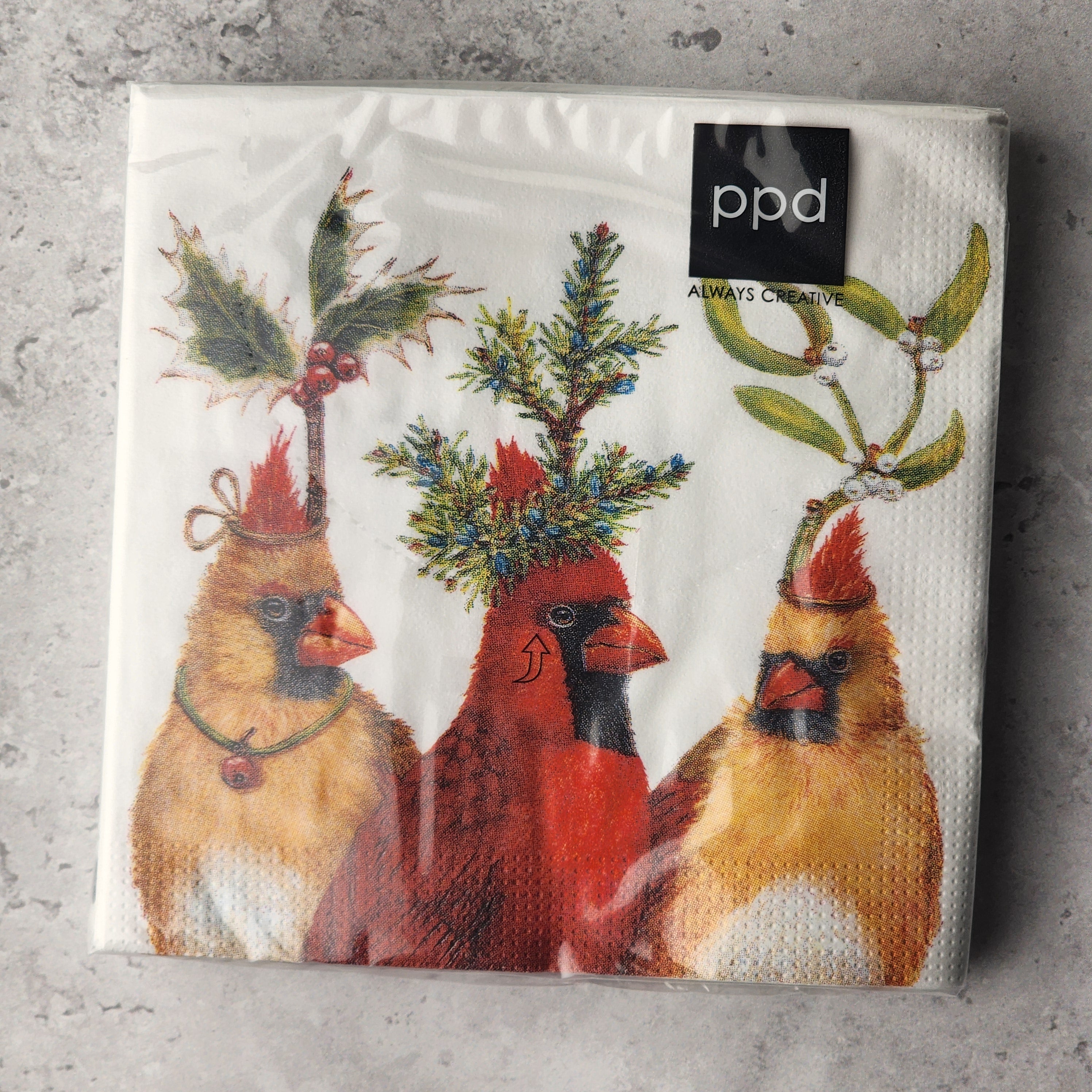 Beverage Napkin - Holiday Party