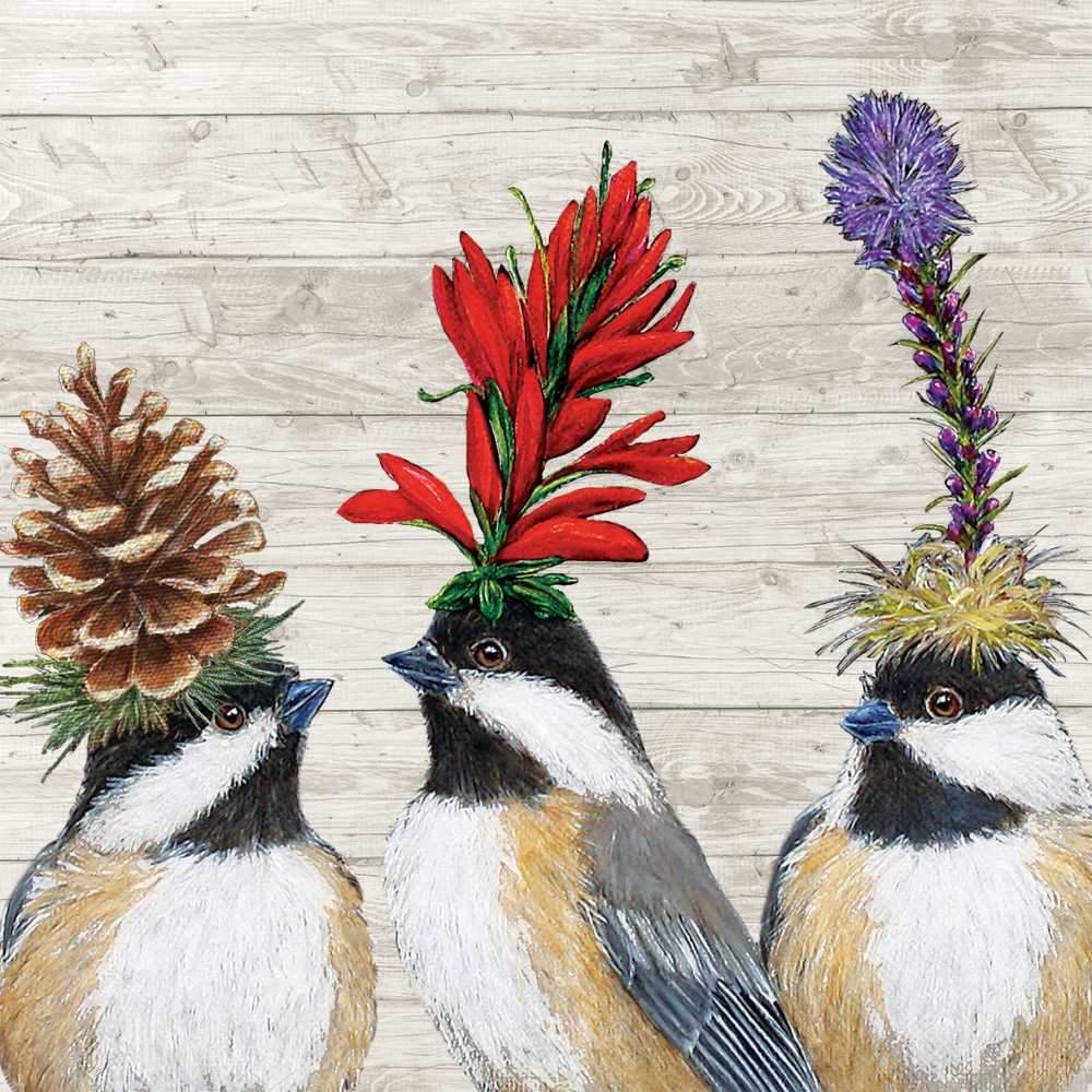 Beverage Napkin - the Chickadee Sisters