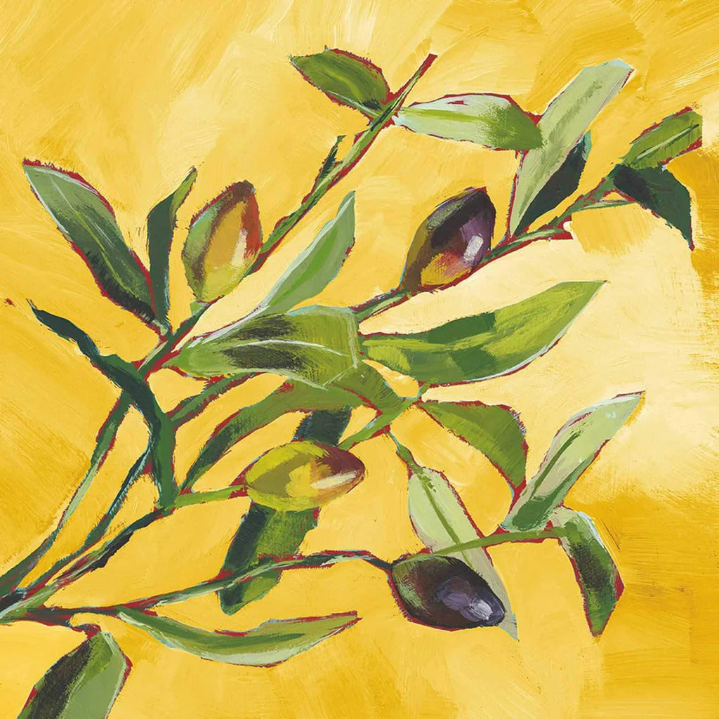 Beverage Napkin - Olive Musée