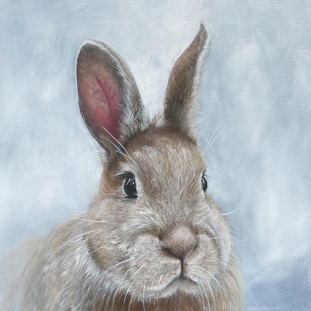 Beverage Napkin - Niblet the Bunny
