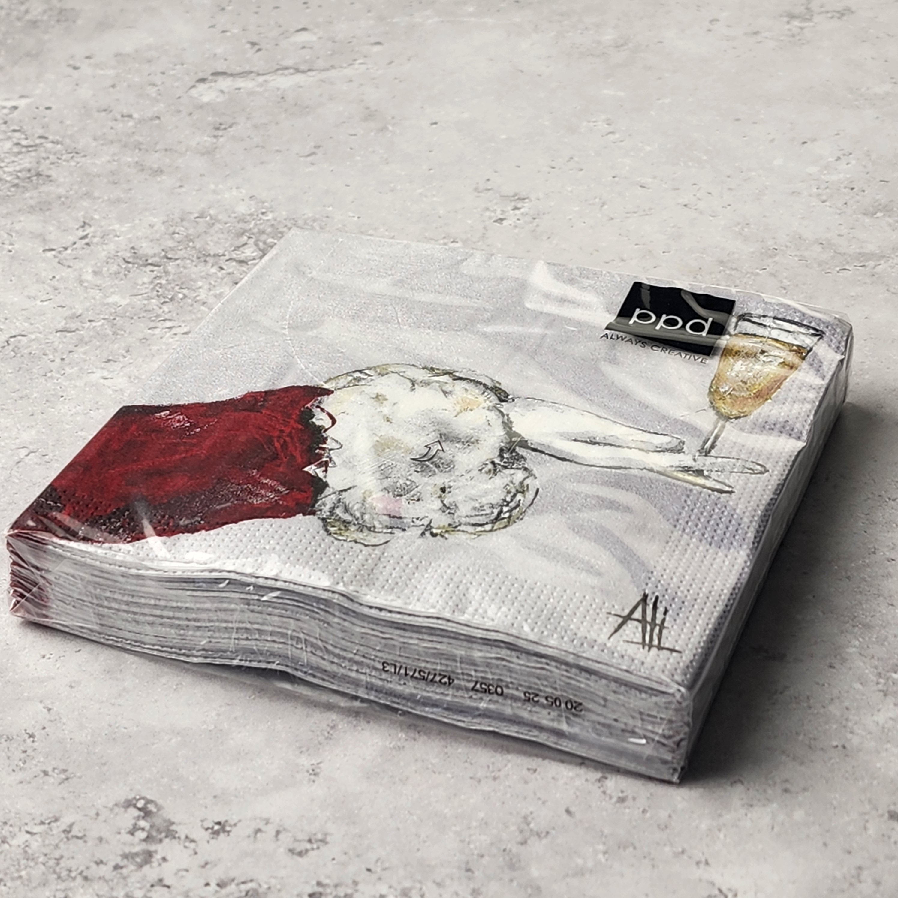 Beverage Napkin - Cheers To Santa