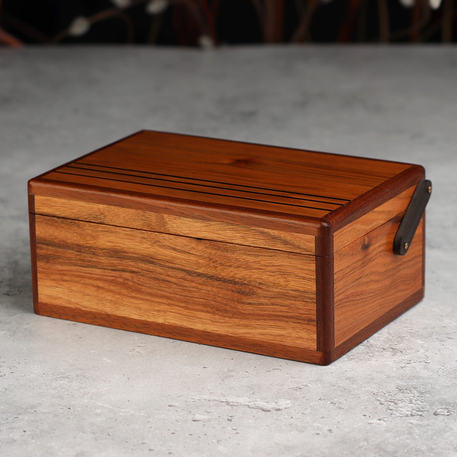 Keepsake Butternut Hinged Box